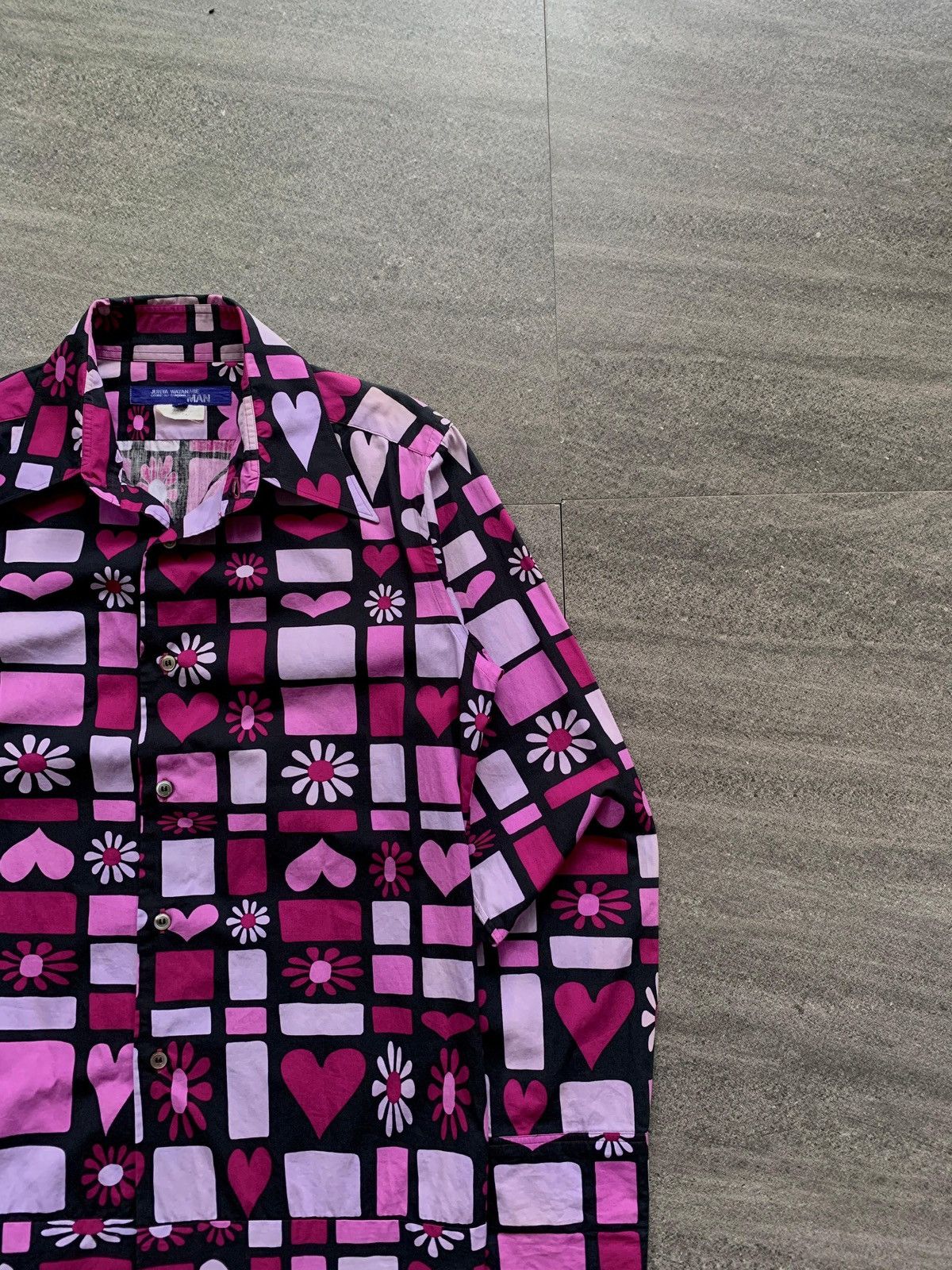 Junya Watanabe FREE TAX! AD 2004 Love Printed Shirt Size US S / EU 44-46 / 1 - 3 Thumbnail