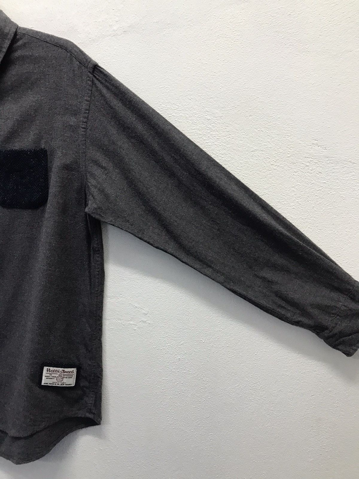 Harris Tweed × Vintage Vintage Closshi Harris Tweed Shirt Button Ups Size US XXL / EU 58 / 5 - 4 Thumbnail