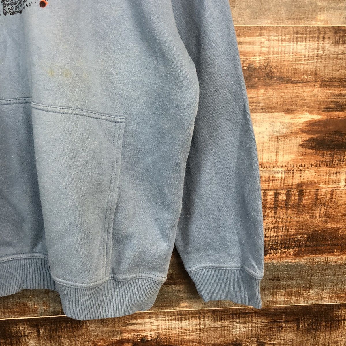 Ecko Unltd. Ecko Unltd vintage ripped baggie Blue Hoodie #A1957 Size US M / EU 48-50 / 2 - 8 Thumbnail