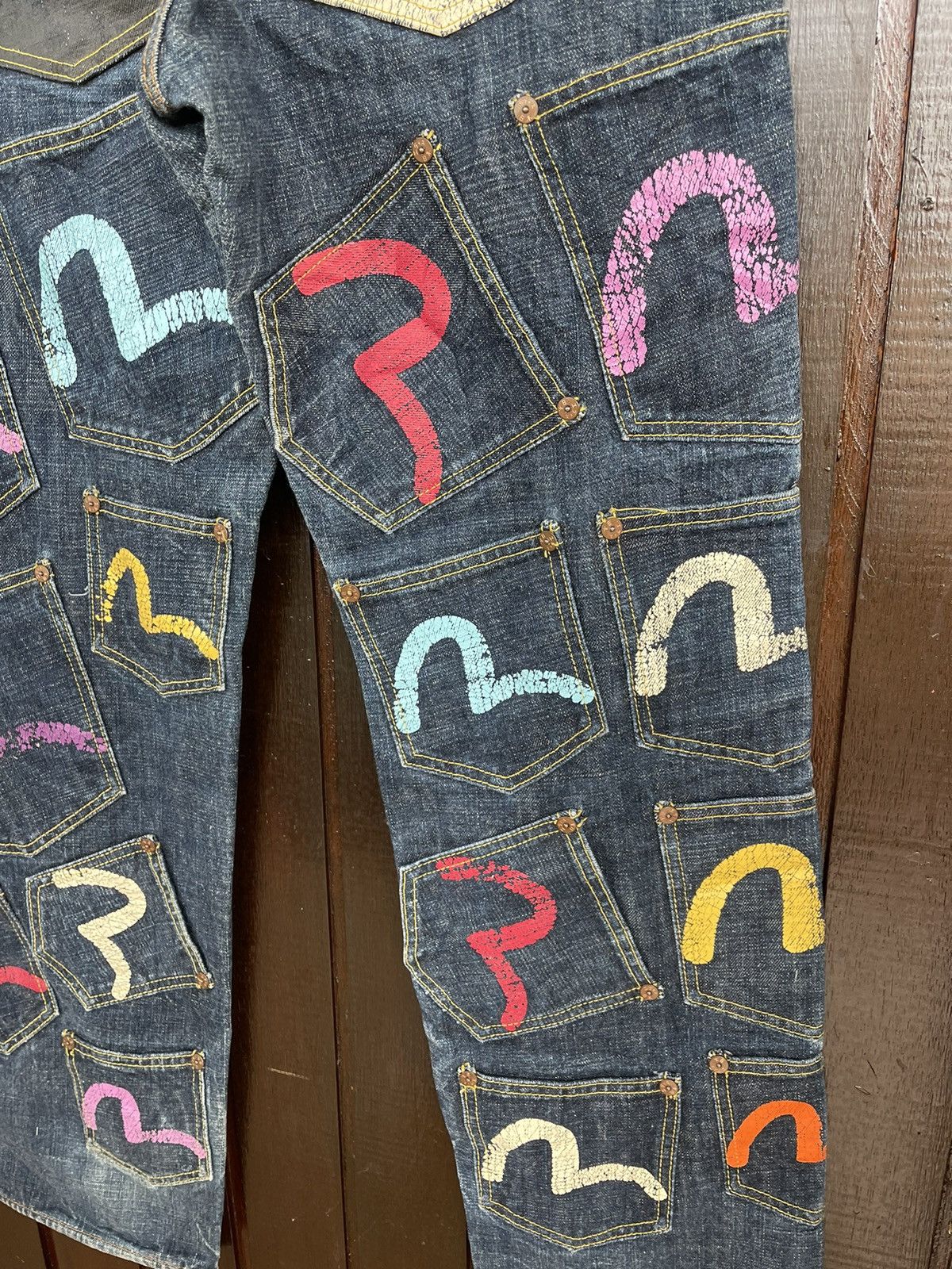 Evisu Vintage evisu Multi pocket Denime selvedge jeans Size US 32 / EU 48 - 7 Thumbnail