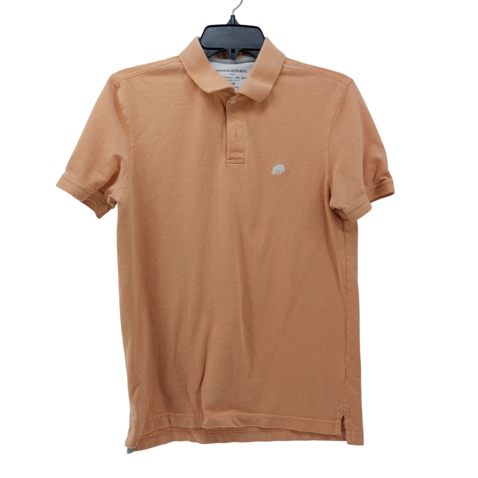 Banana Republic Banana Republic Orange Polo Shirt Mens Logo Mammoth Sz Small Size US S / EU 44-46 / 1 - 1 Thumbnail