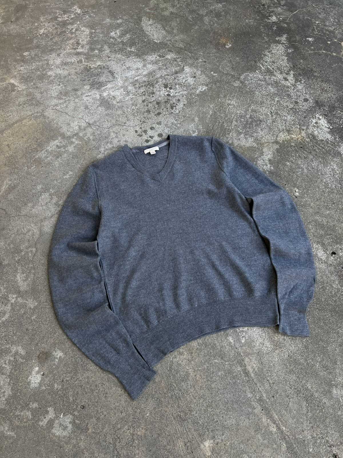 Burberry Burberry Brit Wool Sweater Patchwork V-Neck Knit London Size US M / EU 48-50 / 2 - 2 Thumbnail