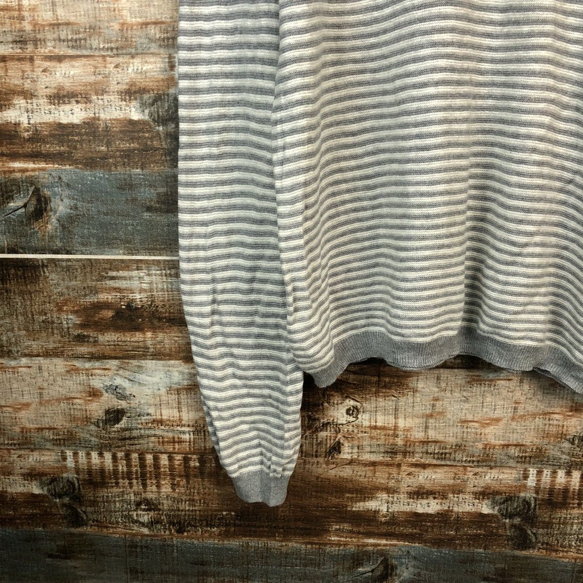 Gap Gap Stripe White Hoodie #A1558 Size US XL / EU 56 / 4 - 7 Thumbnail