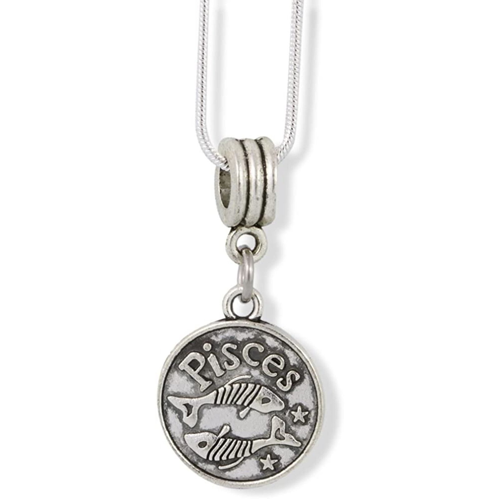 & Other Stories Pisces Zodiac Astrology Horoscope Charm Snake Chain Necklace Size ONE SIZE - 1 Thumbnail