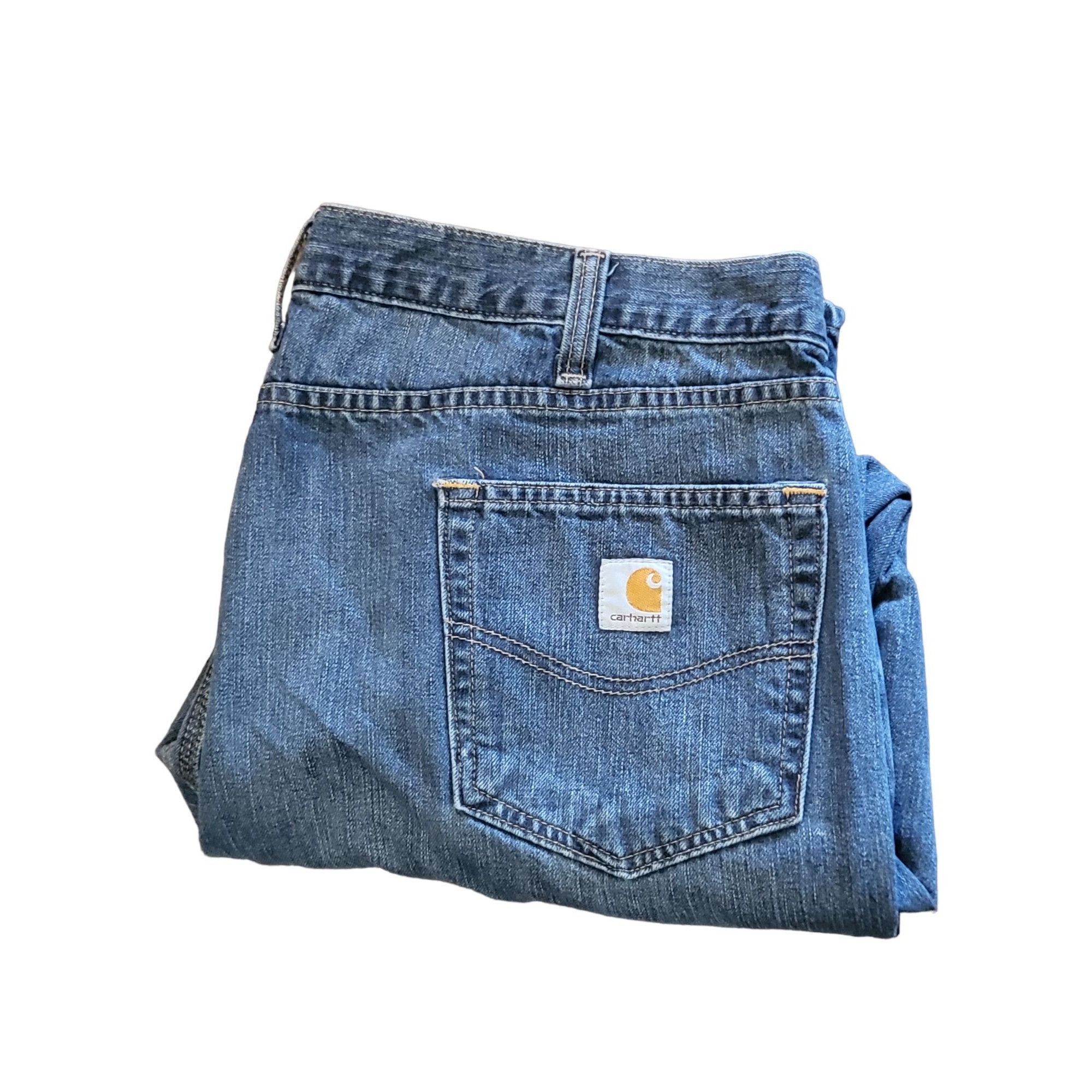 Carhartt Wip Carhartt Jeans Men Sz 42 X 30 Blue Denim Relaxed Fit 101483- Size US 42 / EU 58 - 1 Thumbnail