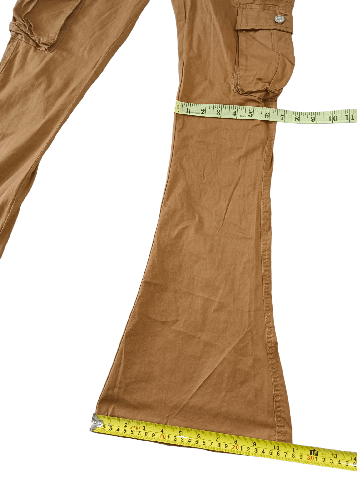 Zara ZARA GOA Inspired Stretchable Super Flared Cargo Pants Size US 28 / EU 44 - 7 Thumbnail