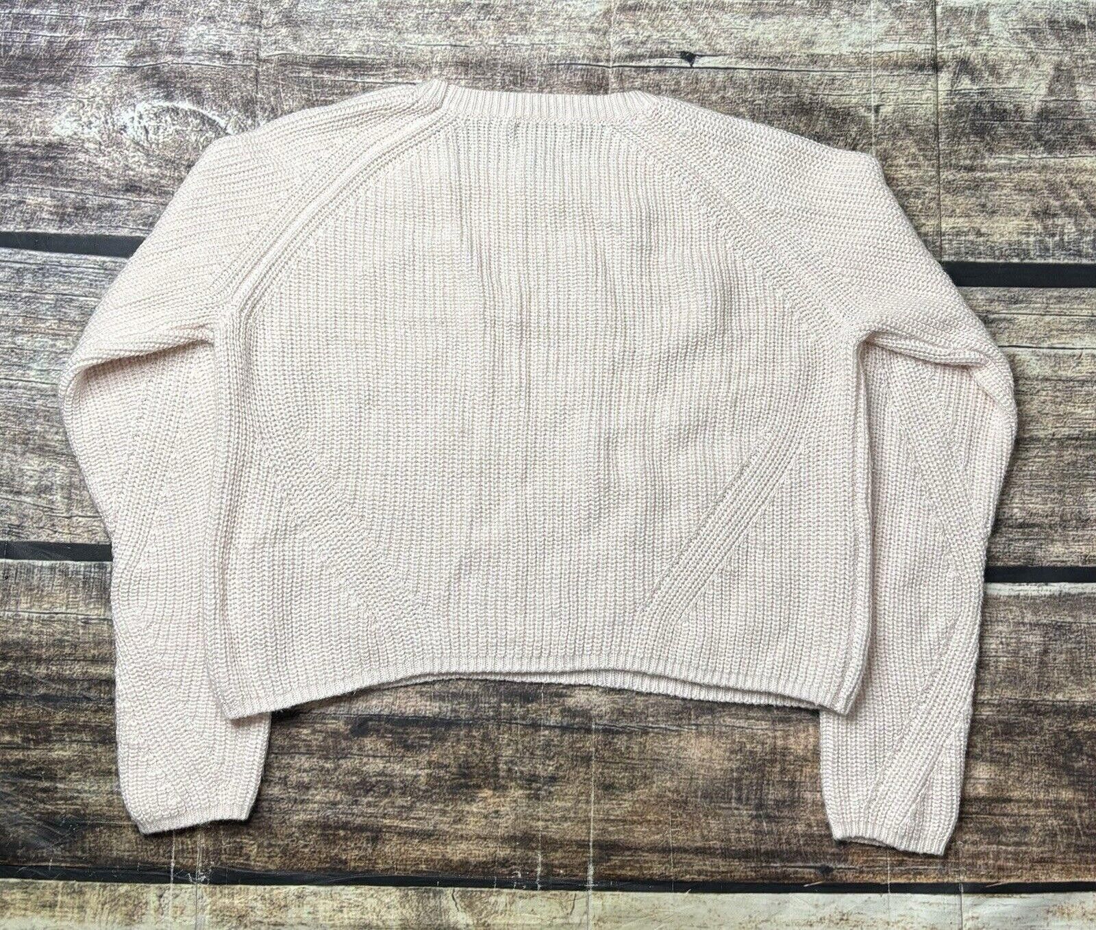 Aquascutum Aqua Sweater Women's XS Cotton Mohair Blend Pullover Pink Size XS / US 0-2 / IT 36-38 - 3 Thumbnail