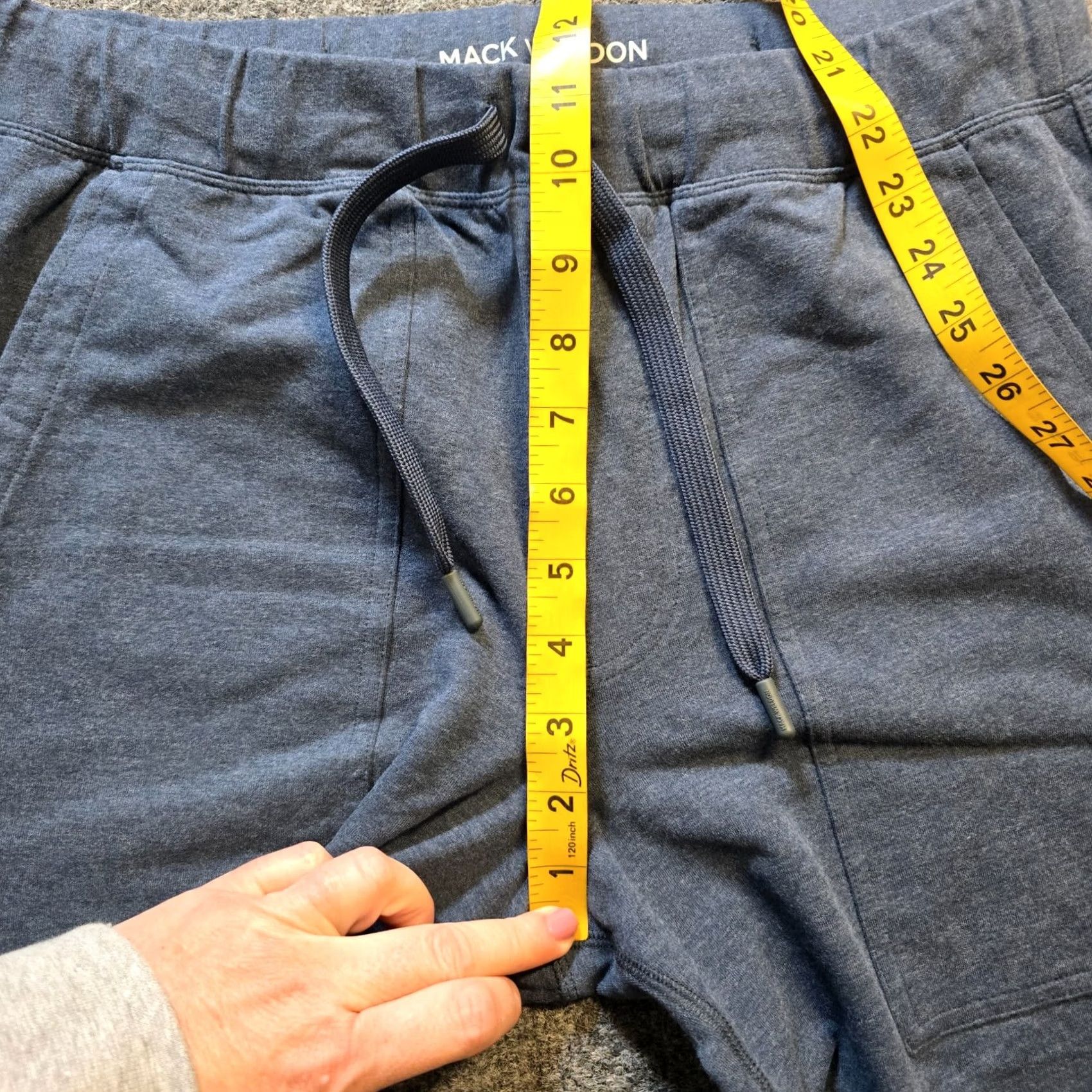 Vintage Mac Weldon Pants Mens Small Blue ACE Sweatpants Tapered Leg Pull On Casual Size US 29 - 7 Thumbnail