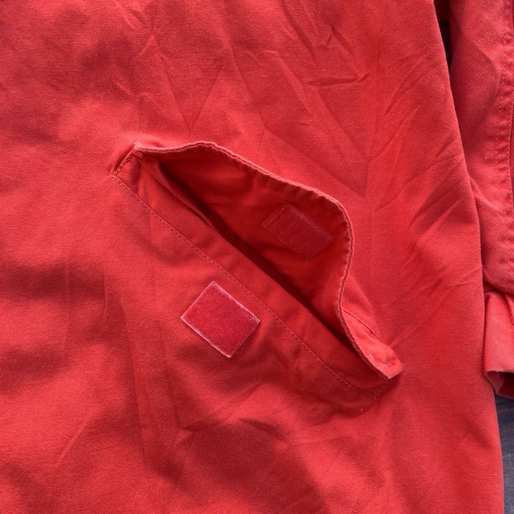 Gap VINTAGE Gap Mens Jacket Hooded 90s Y2K Red Full Zip Cotton Lined Full Zip Hooded M 56 29 in 25.5 in Size US M / EU 48-50 / 2 - 6 Thumbnail