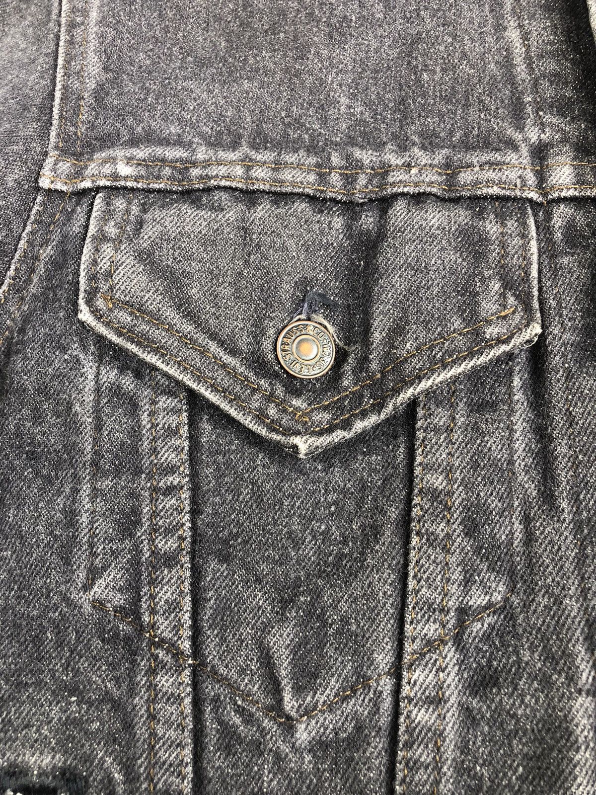 Levi's Vintage 80s Levis Denim Jacket Distressed Denim Size US M / EU 48-50 / 2 - 13 Thumbnail