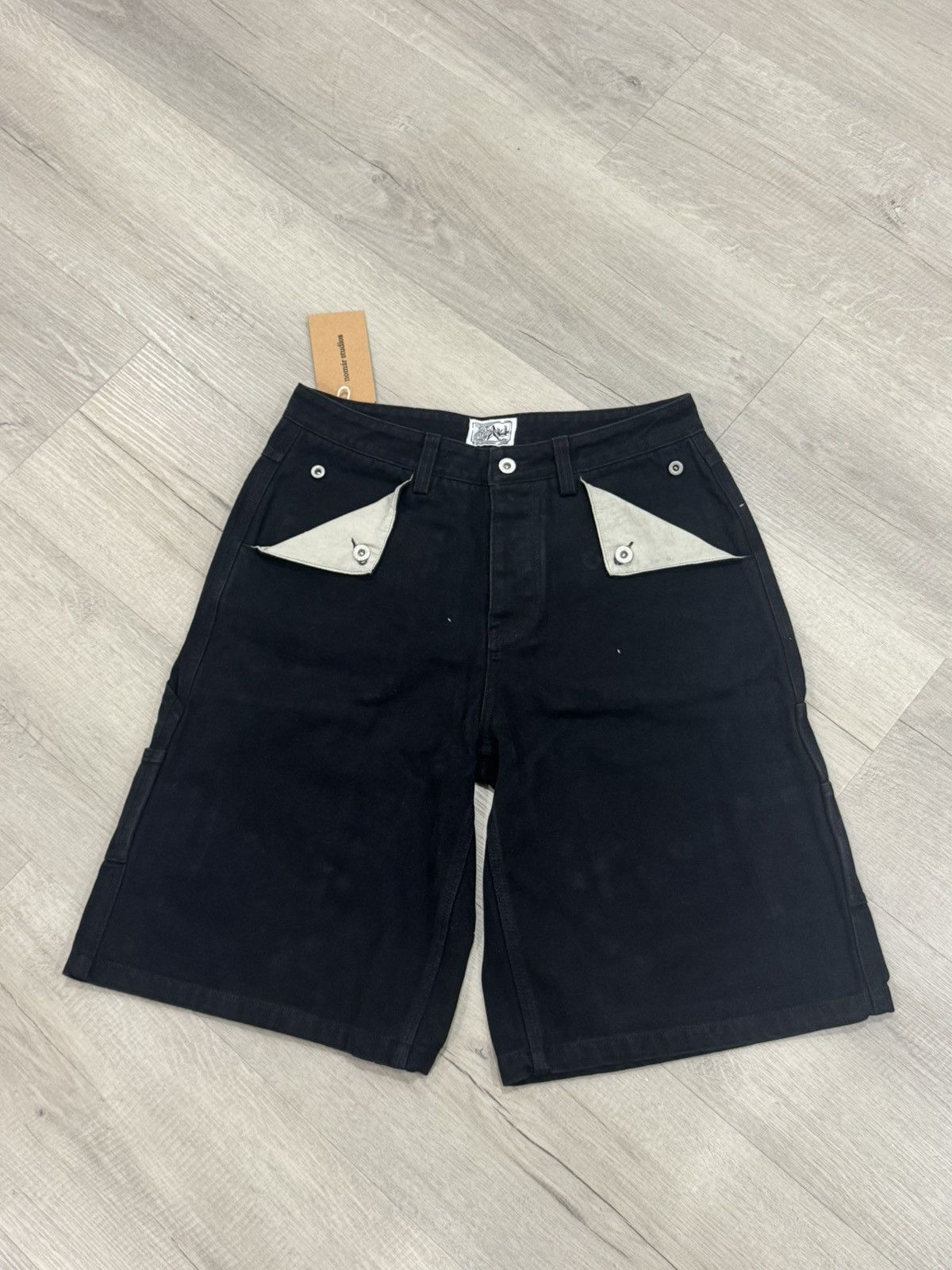 Other Nomar Studio 001 Black Duck Canvas carpenter/cargo shorts Size US 32 / EU 48 - 1 Thumbnail