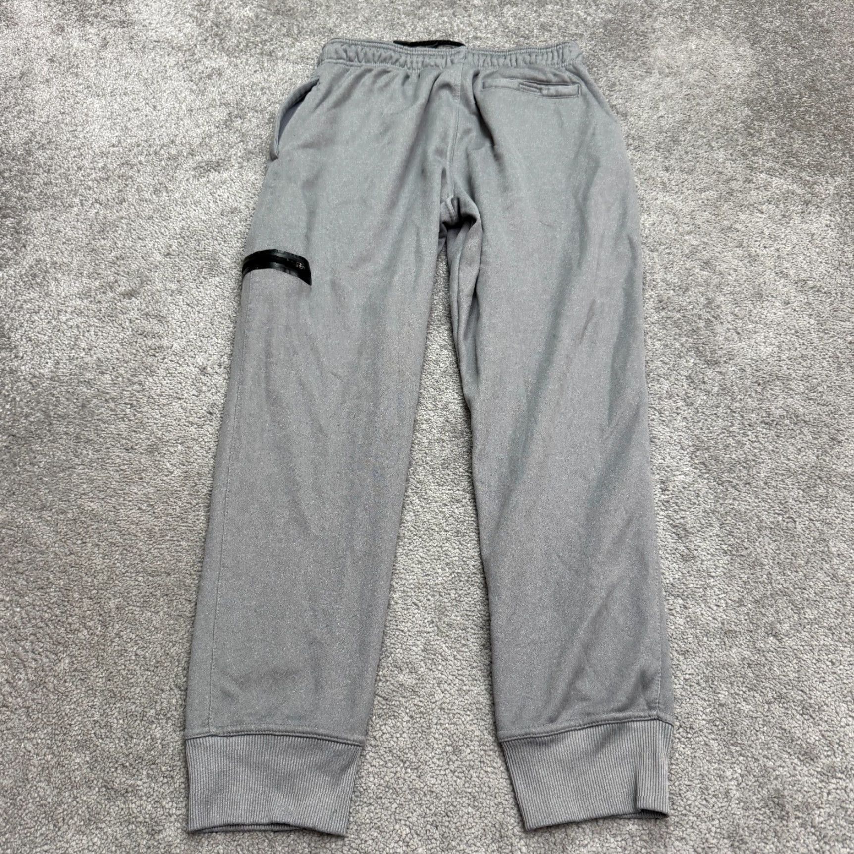 Reebok Reebok Jogger Pant Sweatpants Mens Medium Gray Regular Fit Elastic Waist Pockets Fleece Tech Athletic Sports Athleisure Training Size US 31 - 2 Thumbnail