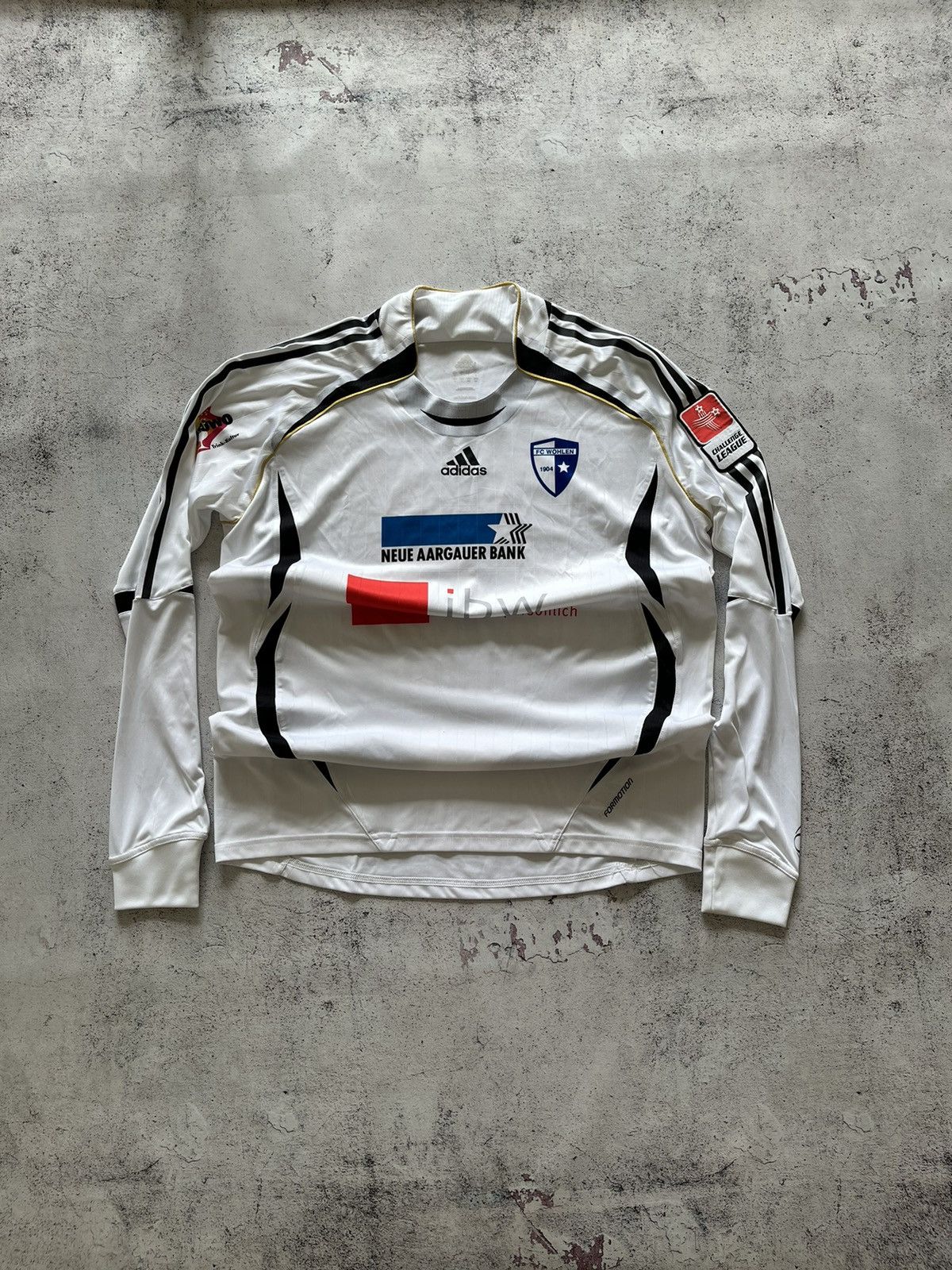 Vintage WOHLEN 2005/06 HOME SOCCER ADIDAS MATCH WORN,24 LOUIS SCHAUB Size US L / EU 52-54 / 3 - 2 Thumbnail