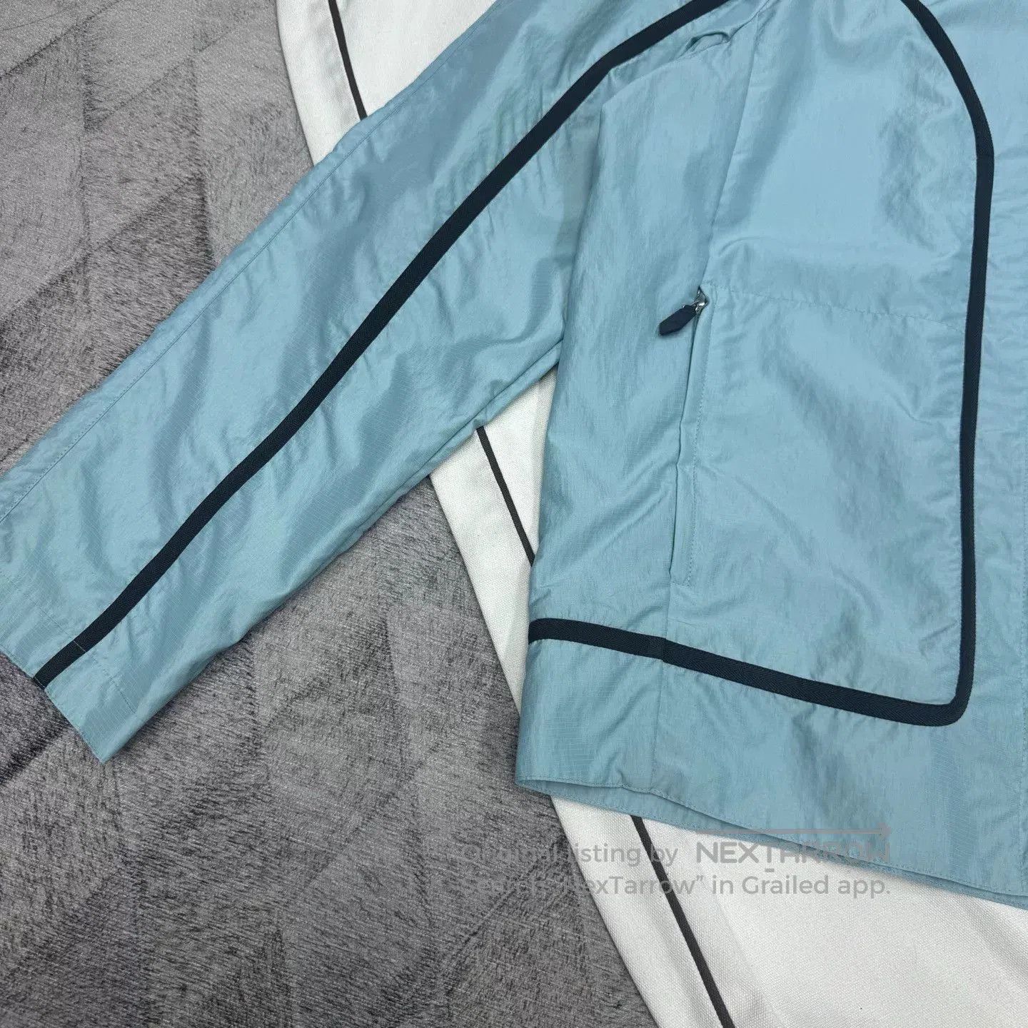 Hermes Hermes New Blue Spliced Jacket. Size US M / EU 48-50 / 2 - 3 Thumbnail