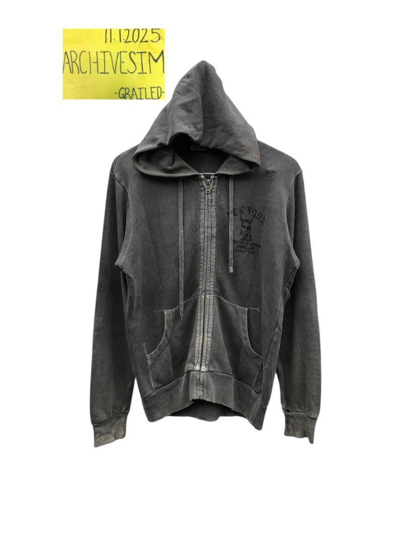 Hysteric Glamour Distressed Sunfaded Hoodie