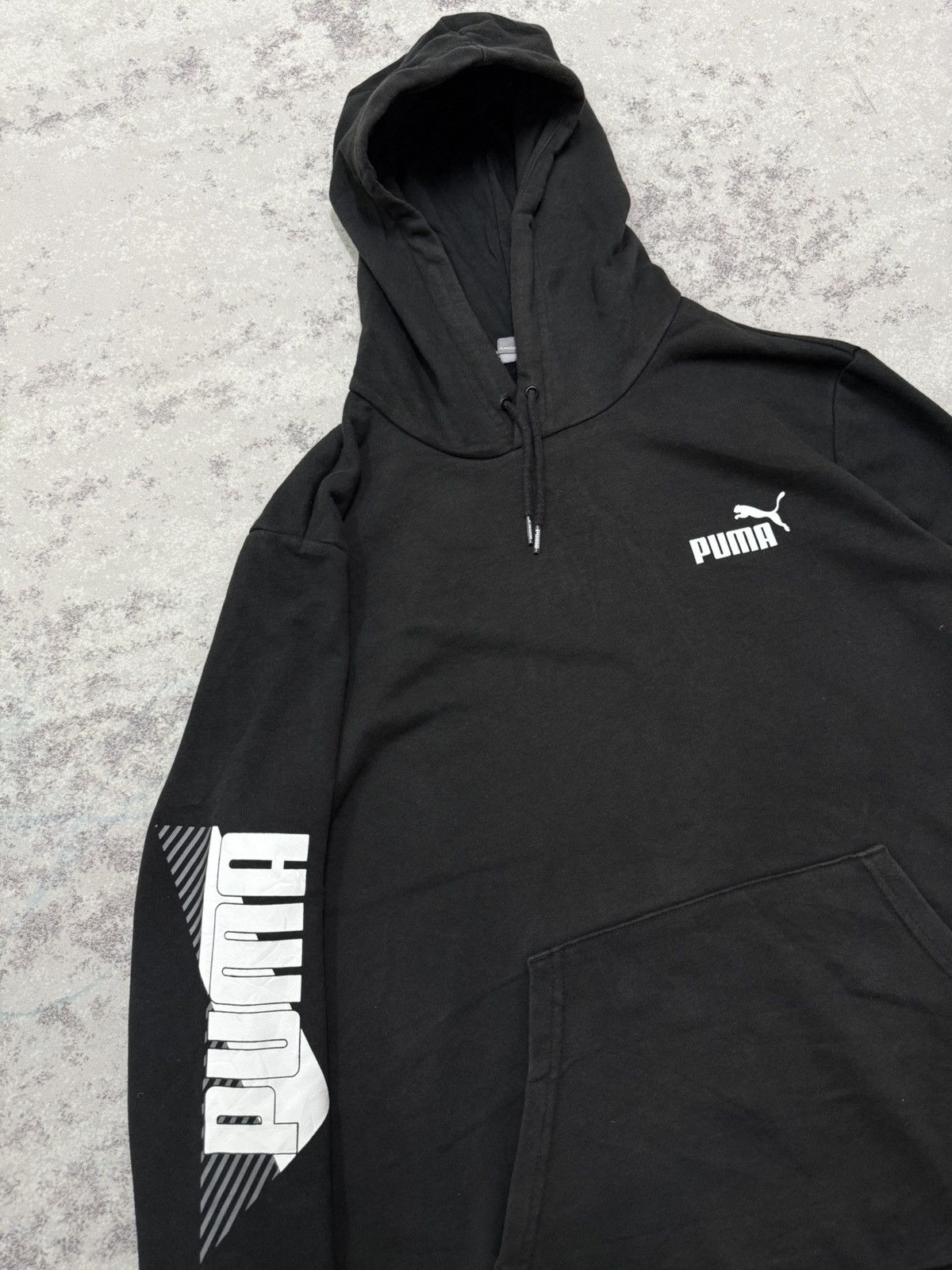 Puma Puma Logo Sleeve Pullover Sweater Hoodie Size US M / EU 48-50 / 2 - 8 Thumbnail