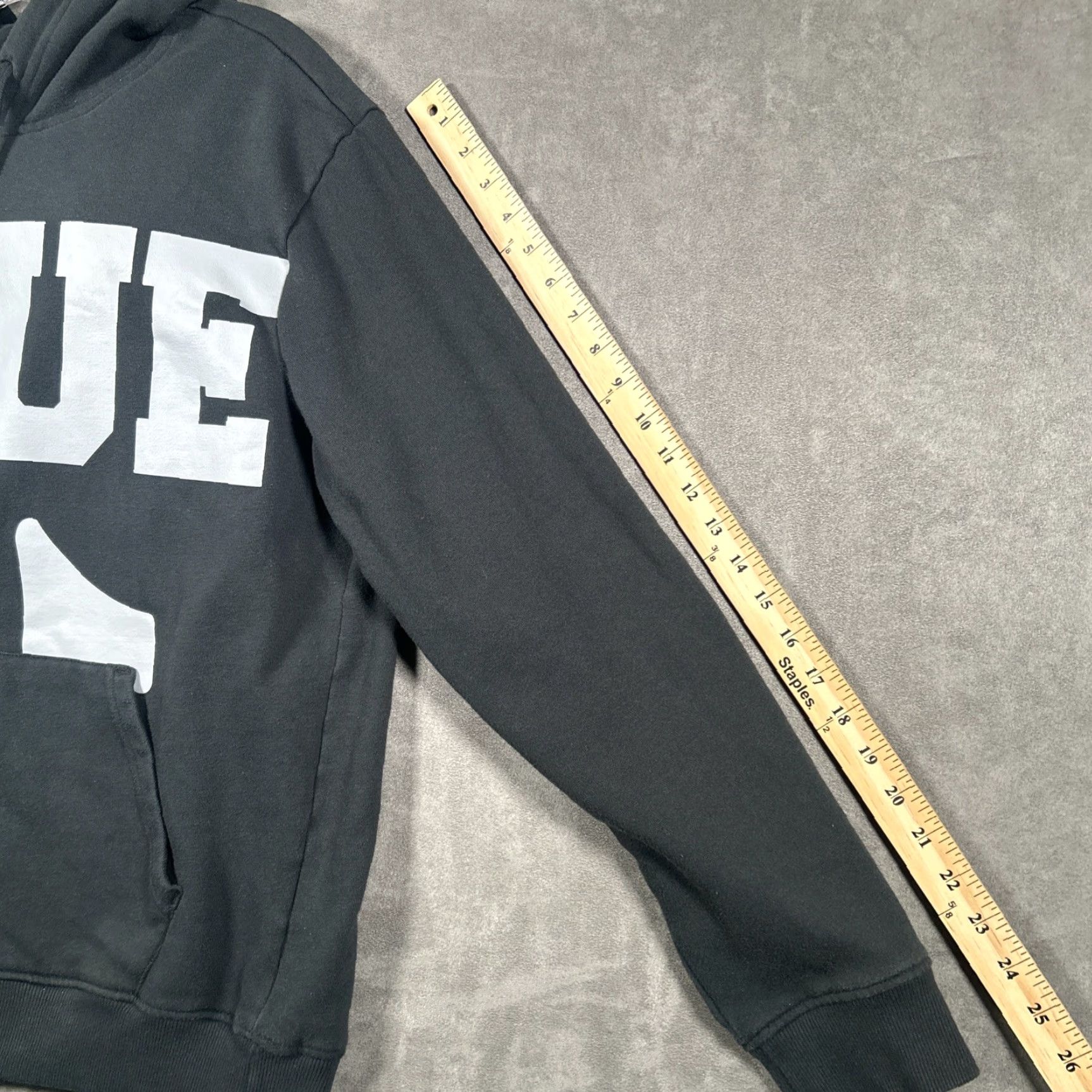 True Religion TRUE RELIGION Hoodie Mens L Black Pullover Logo Pocket Casual Size US L / EU 52-54 / 3 - 6 Thumbnail