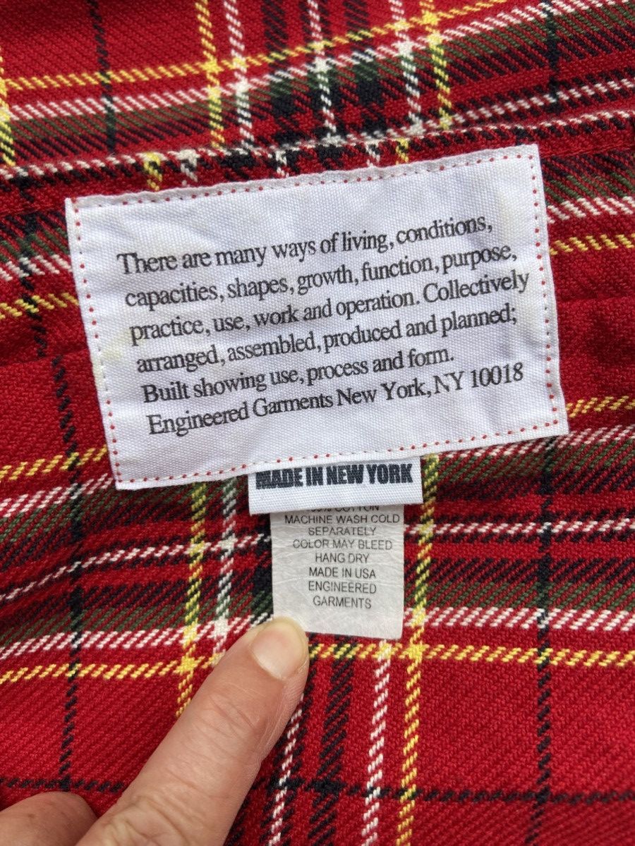 Engineered Garments Nepenthes Engineered Garments Plaid Flannel Work Shirt Size US XL / EU 56 / 4 - 7 Thumbnail