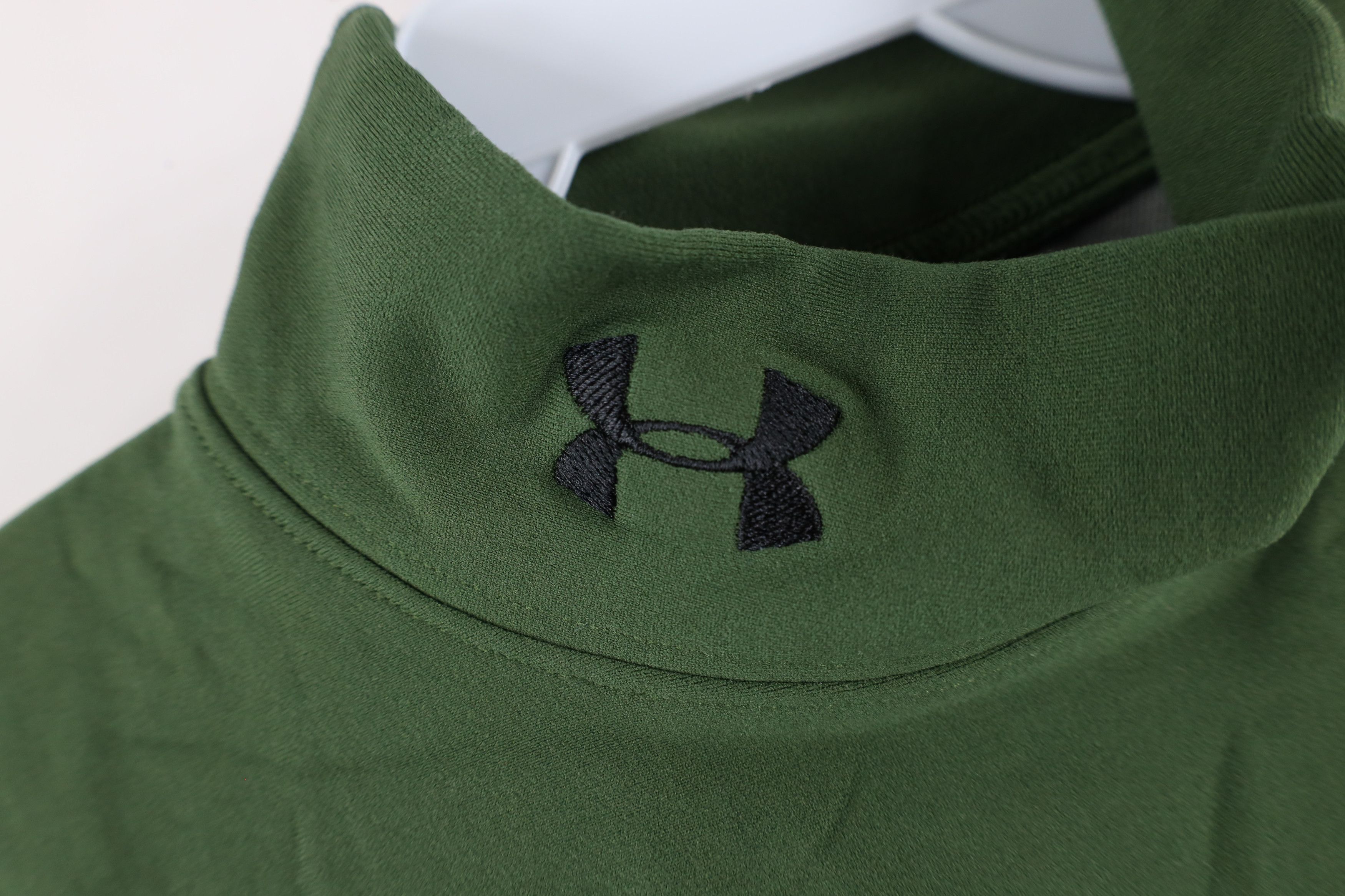 Under Armour × Vintage Under Armour Compression Mock Neck Training T-Shirt Green Size US M / EU 48-50 / 2 - 4 Thumbnail