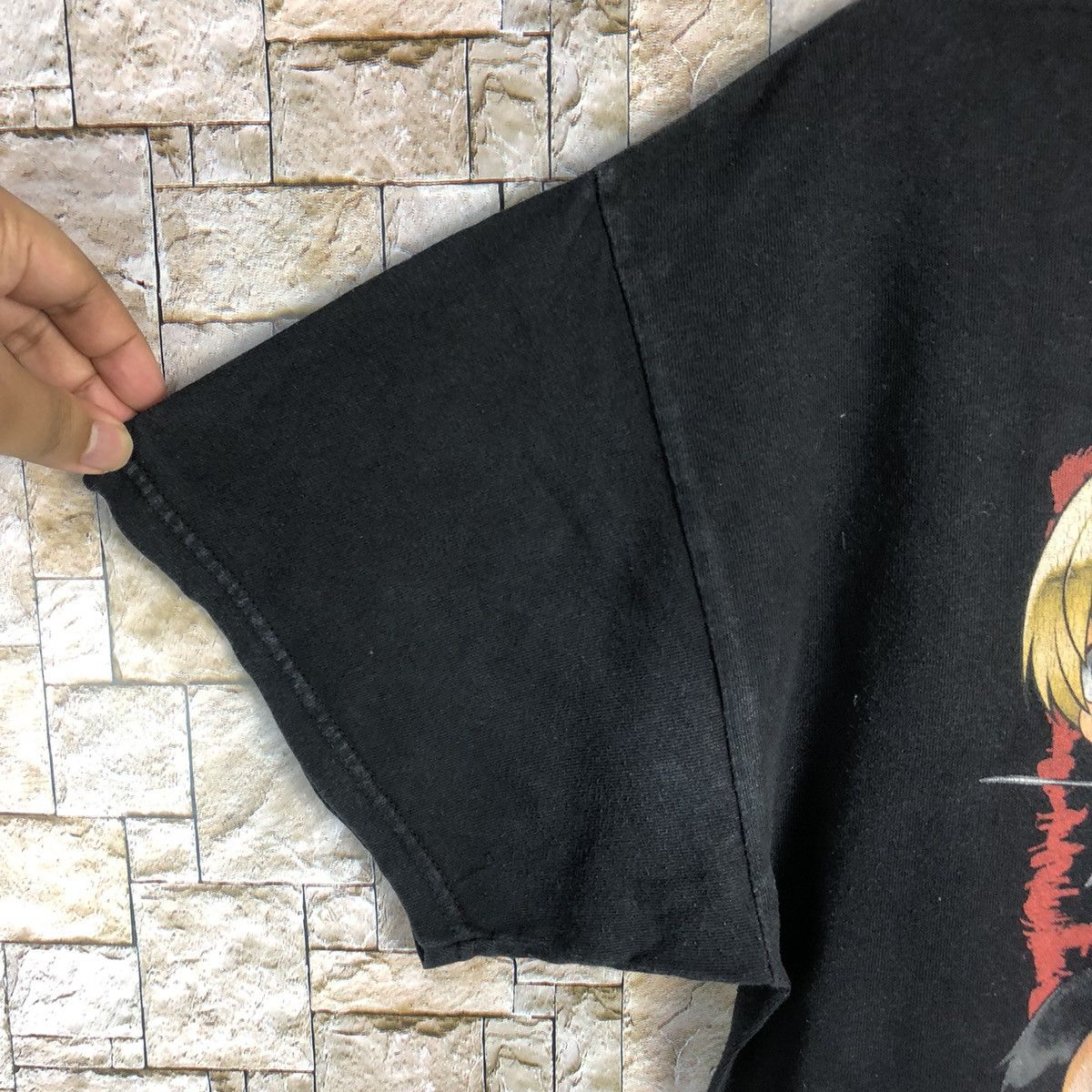 Japanese Brand × Ripple Junction Attack On Titan Black T-Shirt #A537 Size US M / EU 48-50 / 2 - 7 Thumbnail