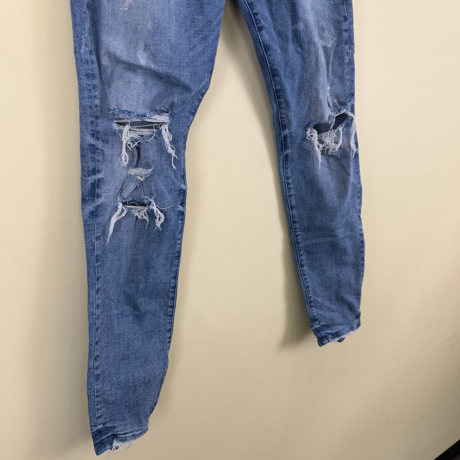 Purple Brand PURPLE BRAND Ripped Knee Blowout Slim Distressed Denim P002 Size US 34 / EU 50 - 3 Thumbnail