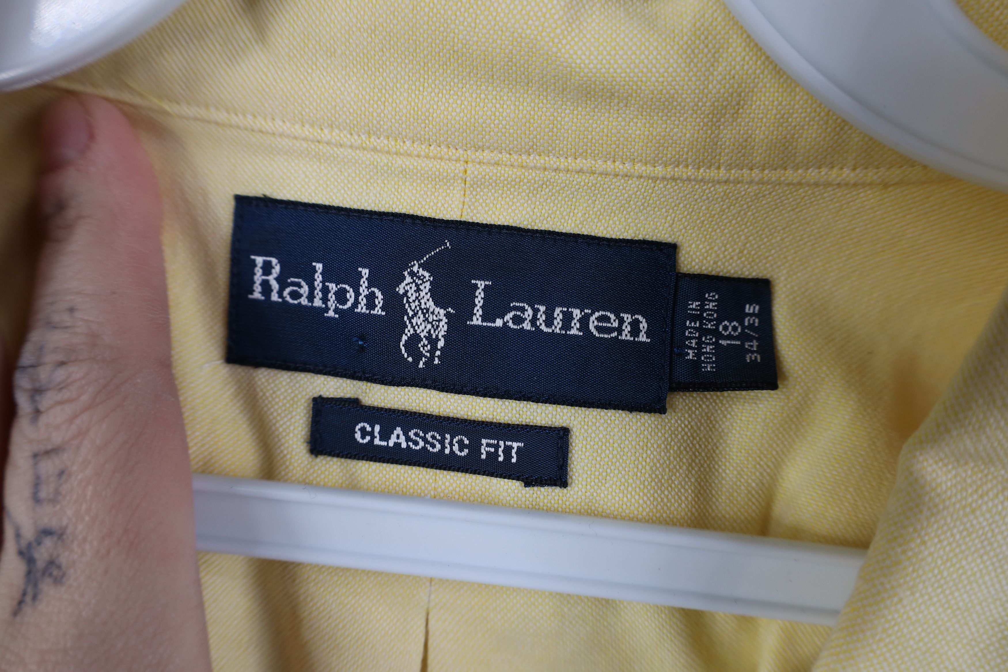 Ralph Lauren Vintage 90s Ralph Lauren Cotton Oxford Button Down Shirt Size US L / EU 52-54 / 3 - 11 Thumbnail