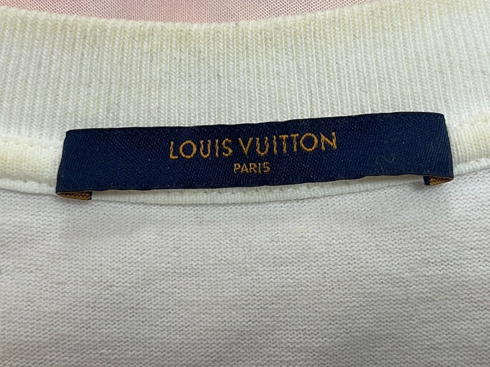 Louis Vuitton Louis Vuitton white basic Tee men's XL Size US XL / EU 56 / 4 - 3 Thumbnail