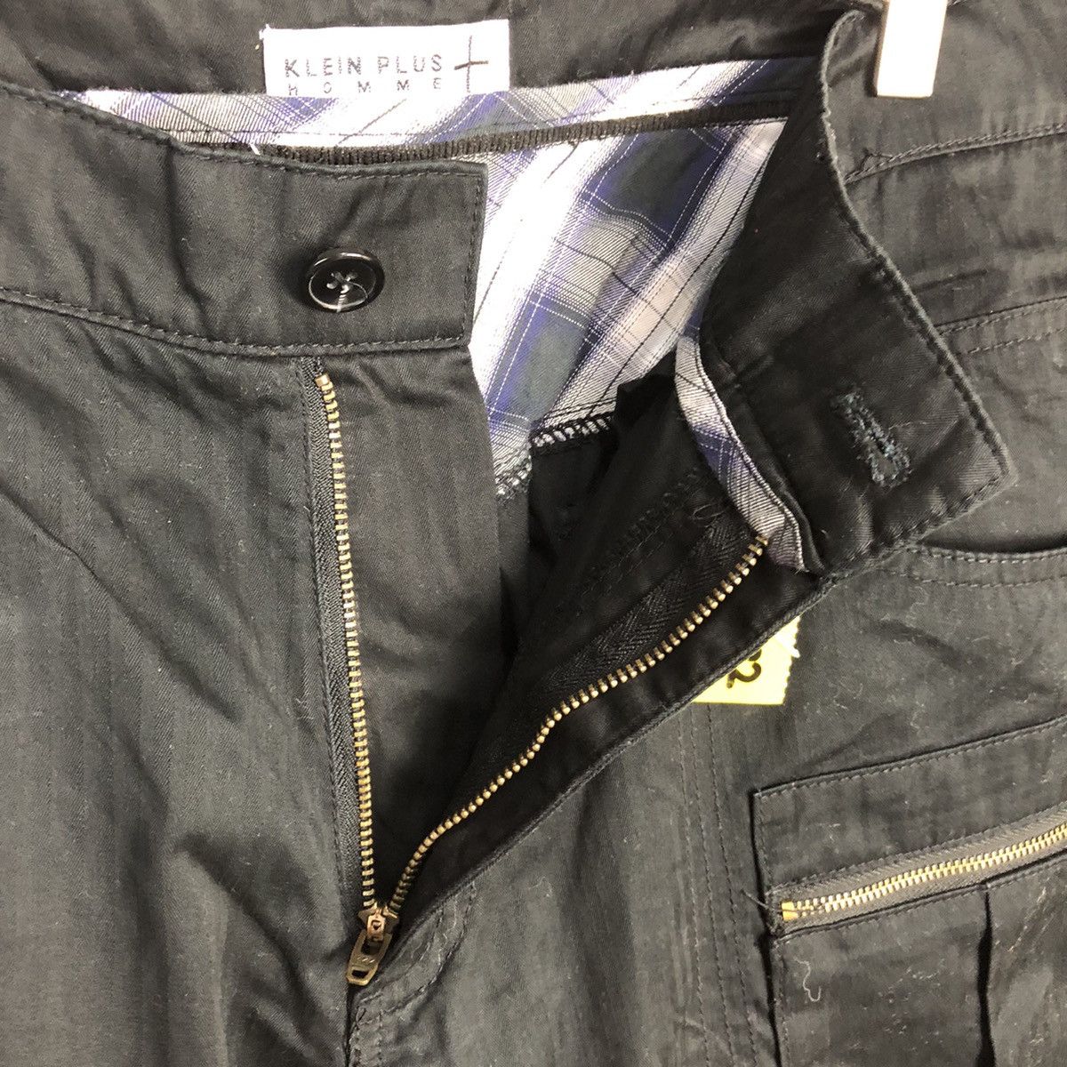 Japanese Brand Klein Plus Black Cargo Multipocket Pants #A732 Size US 31 - 12 Thumbnail