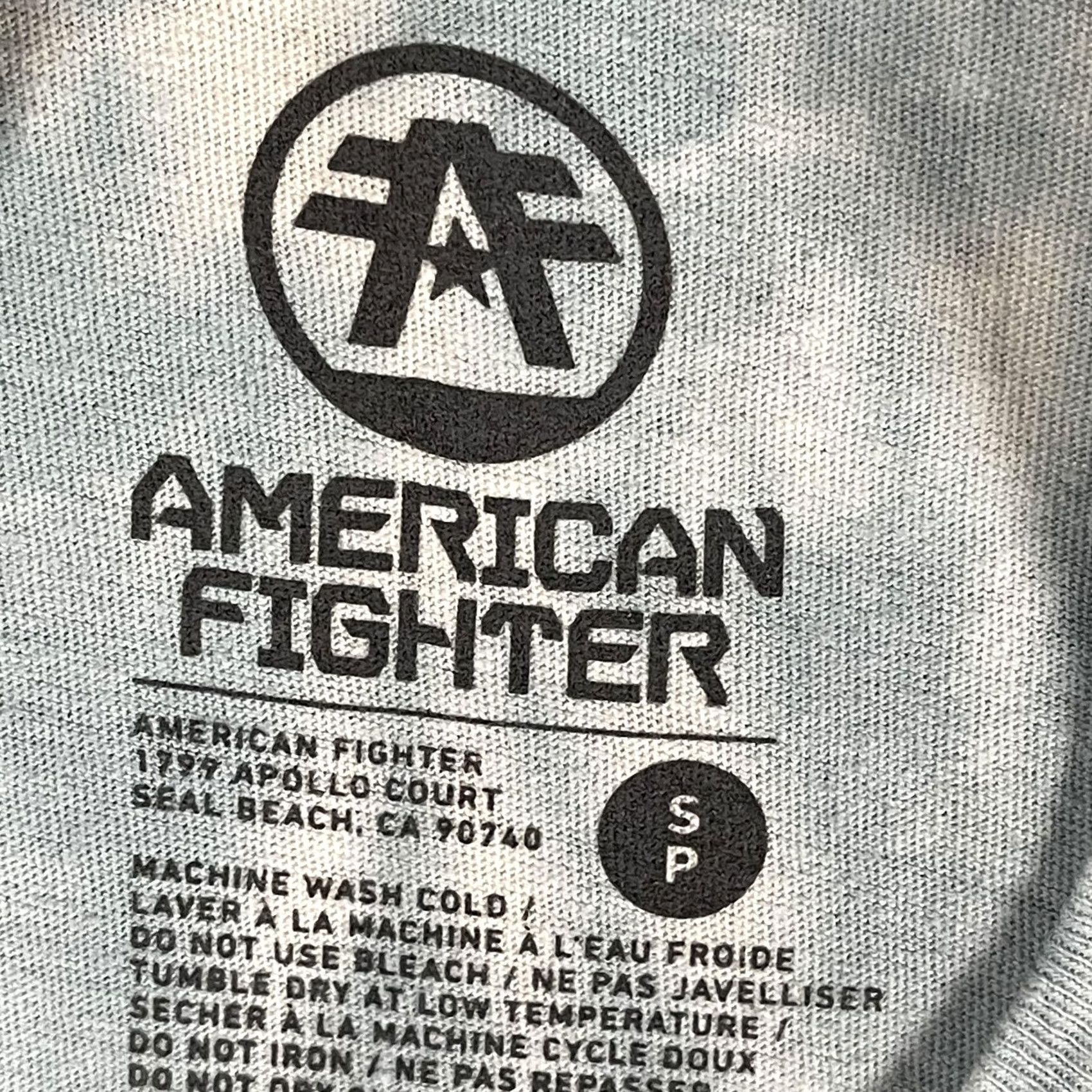 Vintage American Fighter Tank Top Womens Small Blue Quinn Muscle Tie Dye Graphic NWT Size S / US 4 / IT 40 - 7 Thumbnail