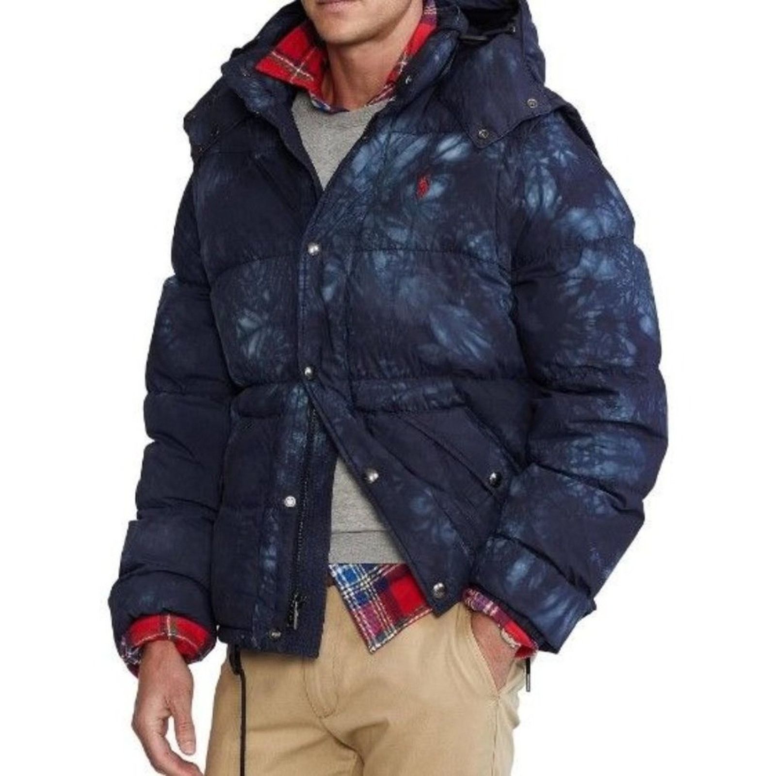 Polo Ralph Lauren Polo Ralph Lauren Tie Dye Convertible Puffer Jacket Cotton Size US XL / EU 56 / 4 - 1 Thumbnail