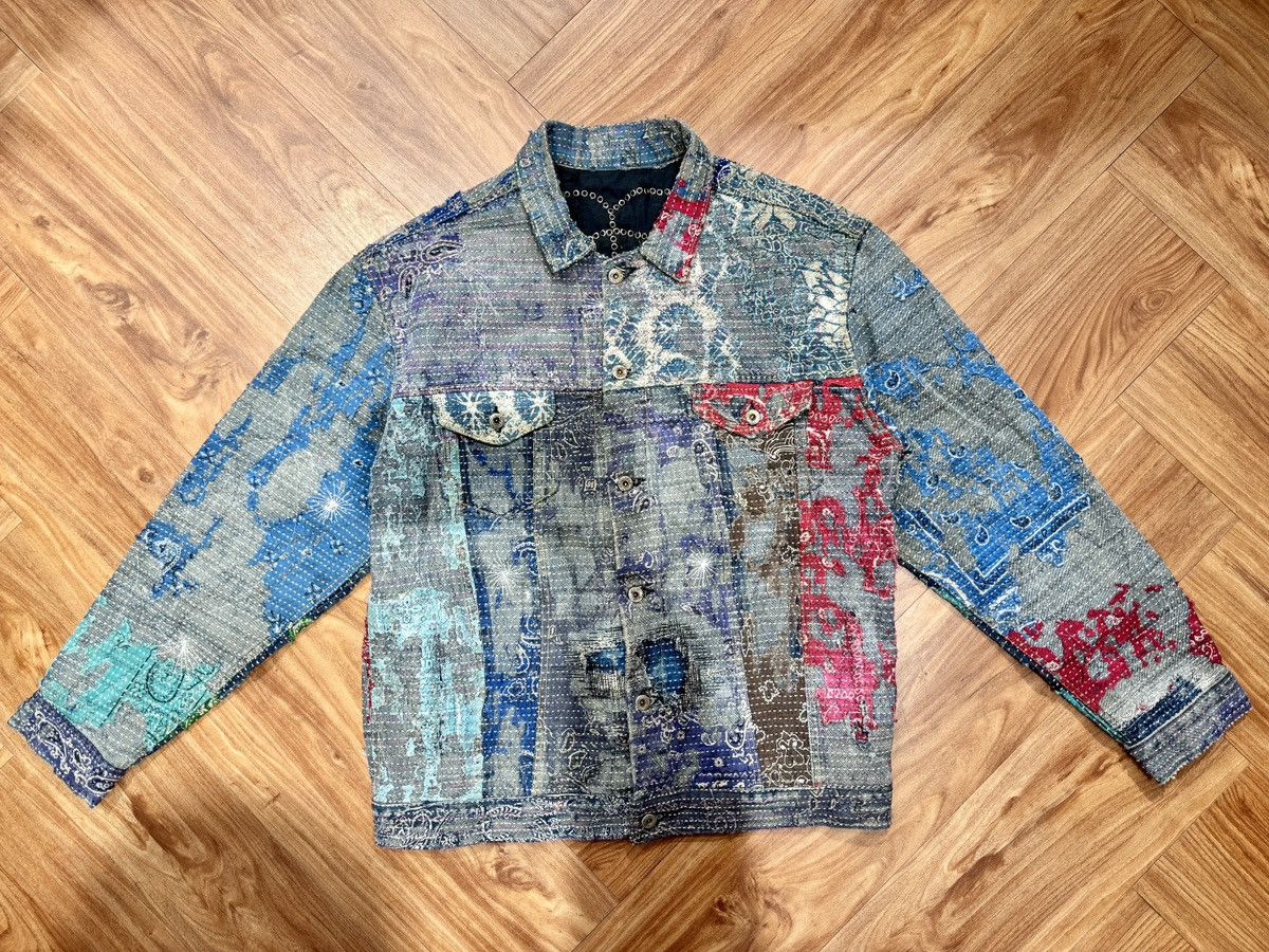 BORO Denim Vintage Sashiko Jacket Boro kapital supreme asap vtg Size US XL / EU 56 / 4 - 1 Thumbnail