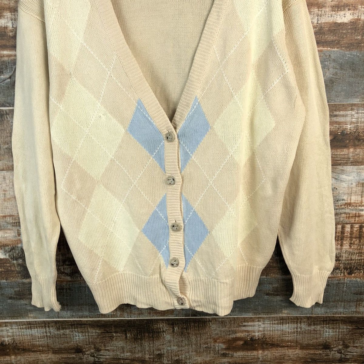 Japanese Brand Japanese Brand Brown Cardigan Knitwear #A1949 Size US L / EU 52-54 / 3 - 6 Thumbnail