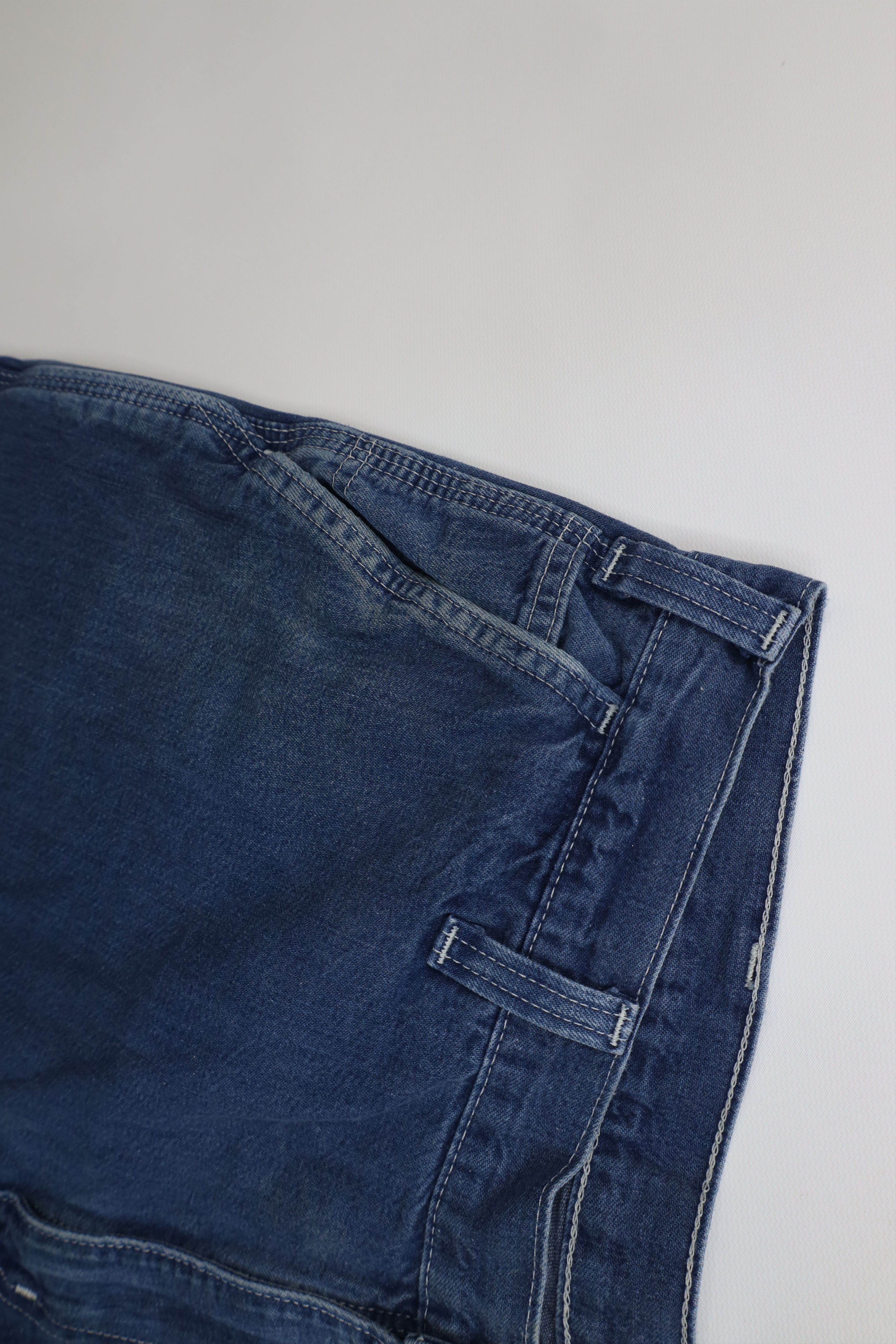 Carhartt Vintage Y2K Carhartt Wide Leg Dungaree Denim Jeans Blue Size US 38 / EU 54 - 8 Thumbnail