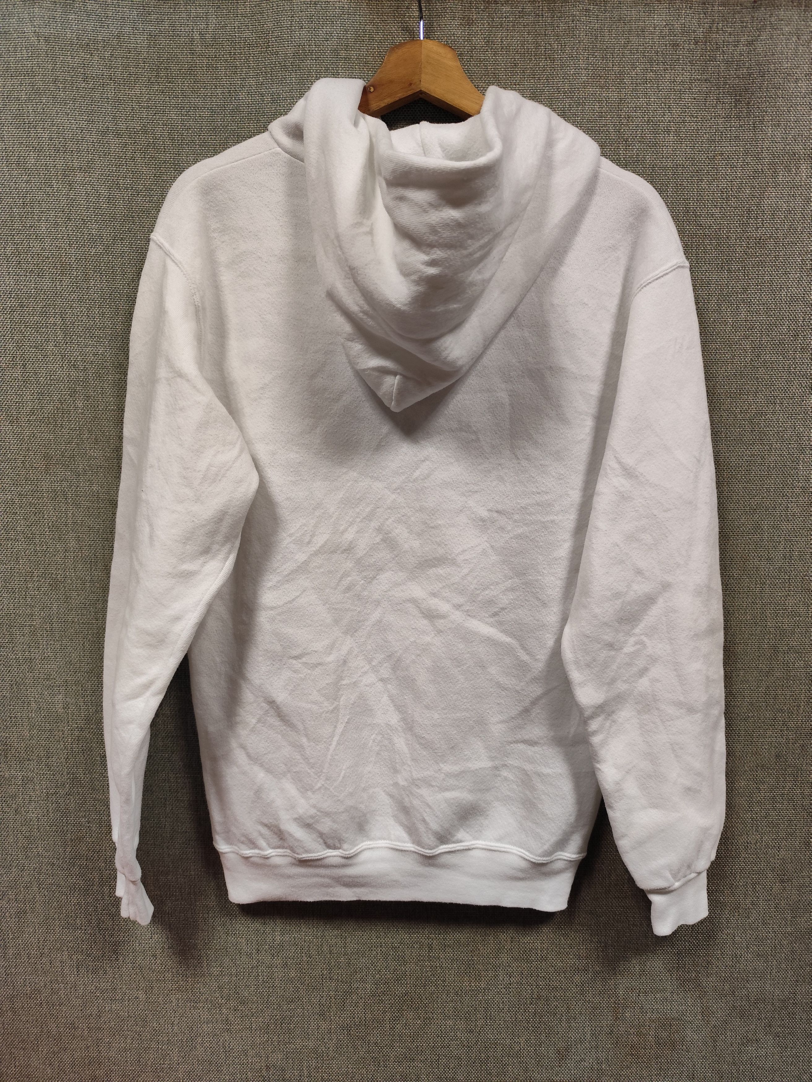 Tultex × Vintage Vintage 90s sweatshirt hoodie justa records made in usa Size US S / EU 44-46 / 1 - 2 Thumbnail