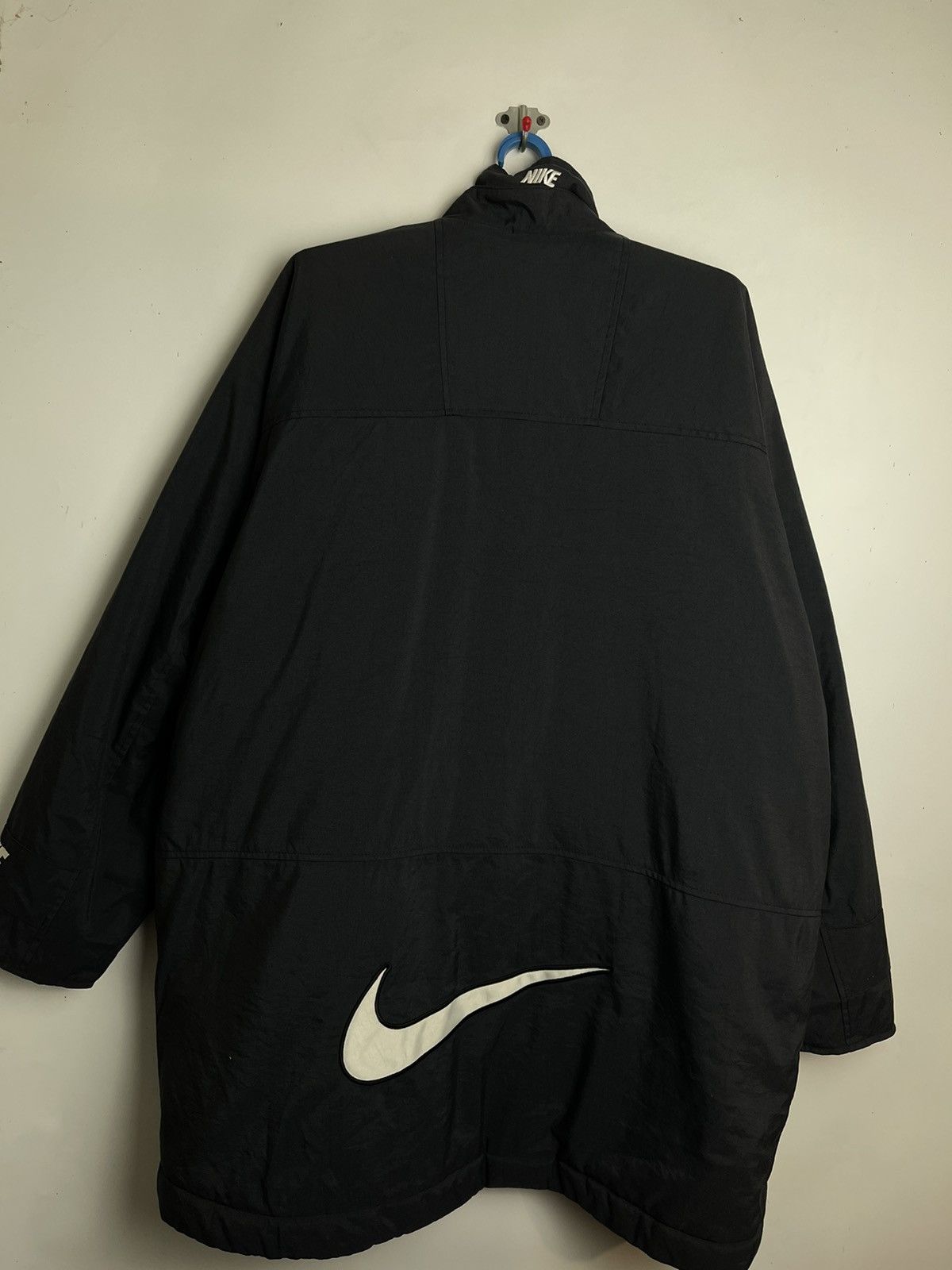 Rare 90's Vintage Nike Down Puffer Jacket Big Swoosh Logo