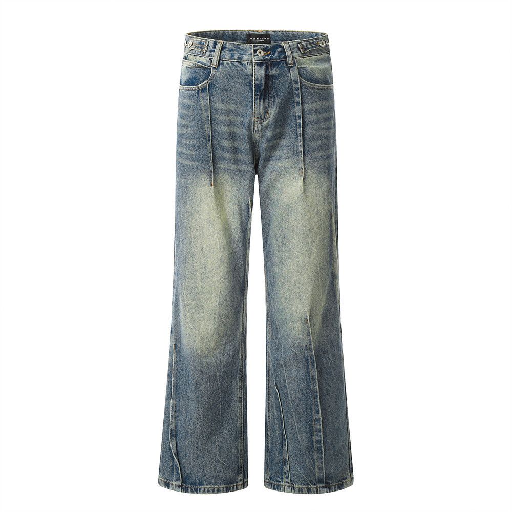 Japanese Brand × Jean Men's hippie trend washed flared jeans y2k Size US 32 / EU 48 - 1 Thumbnail