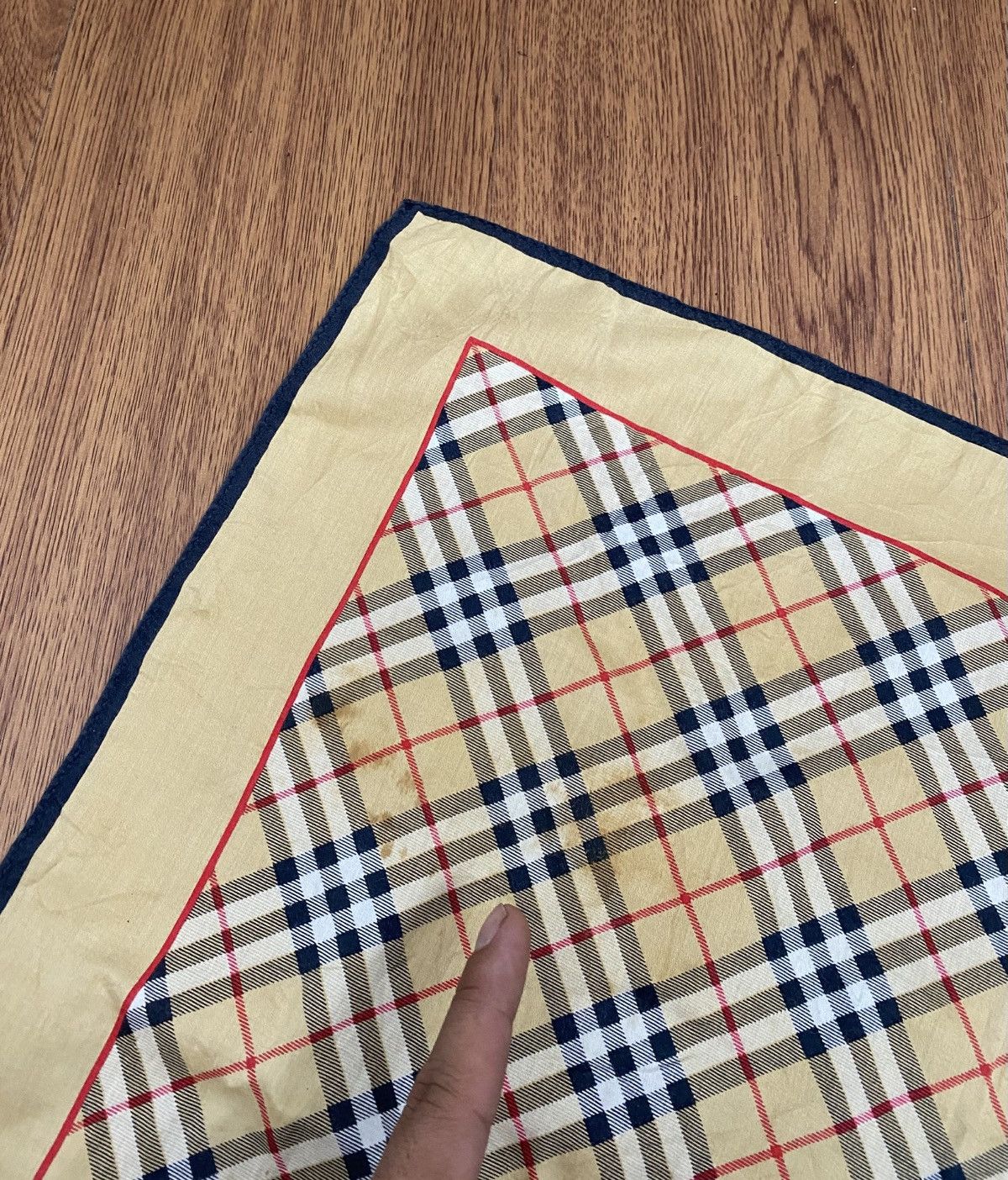Burberry Vintage Burberry Bandana / Handkerchief / Neckerchief Size ONE SIZE - 4 Thumbnail