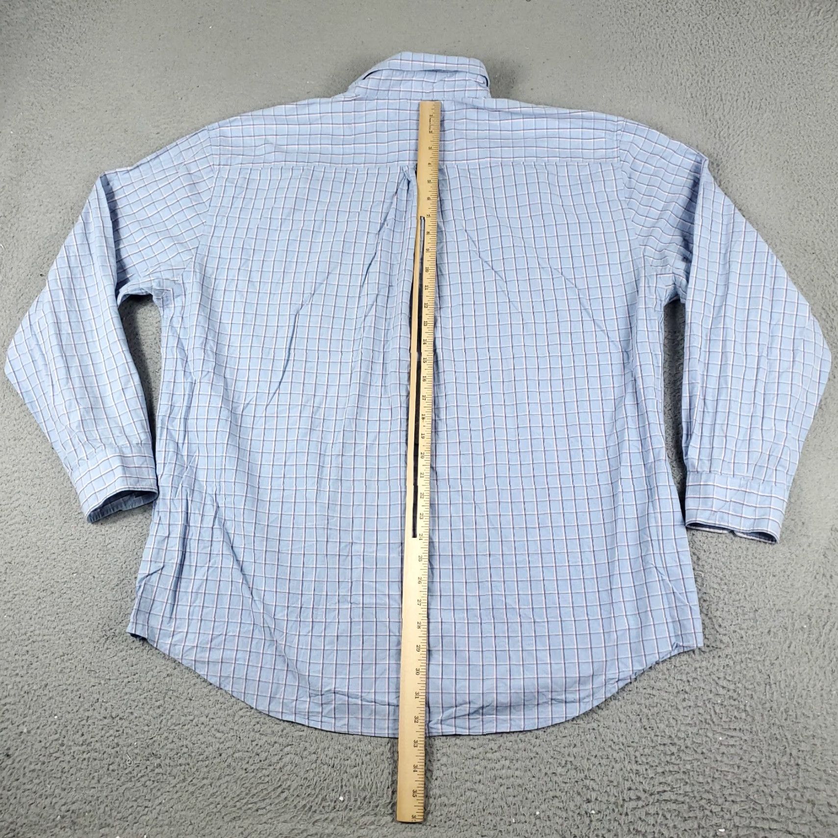 Tommy Hilfiger Tommy Hilfiger Shirt Men 2XL Blue Check Button-Up Long Sleeve Cotton Logo Mens Size US XXL / EU 58 / 5 - 5 Thumbnail