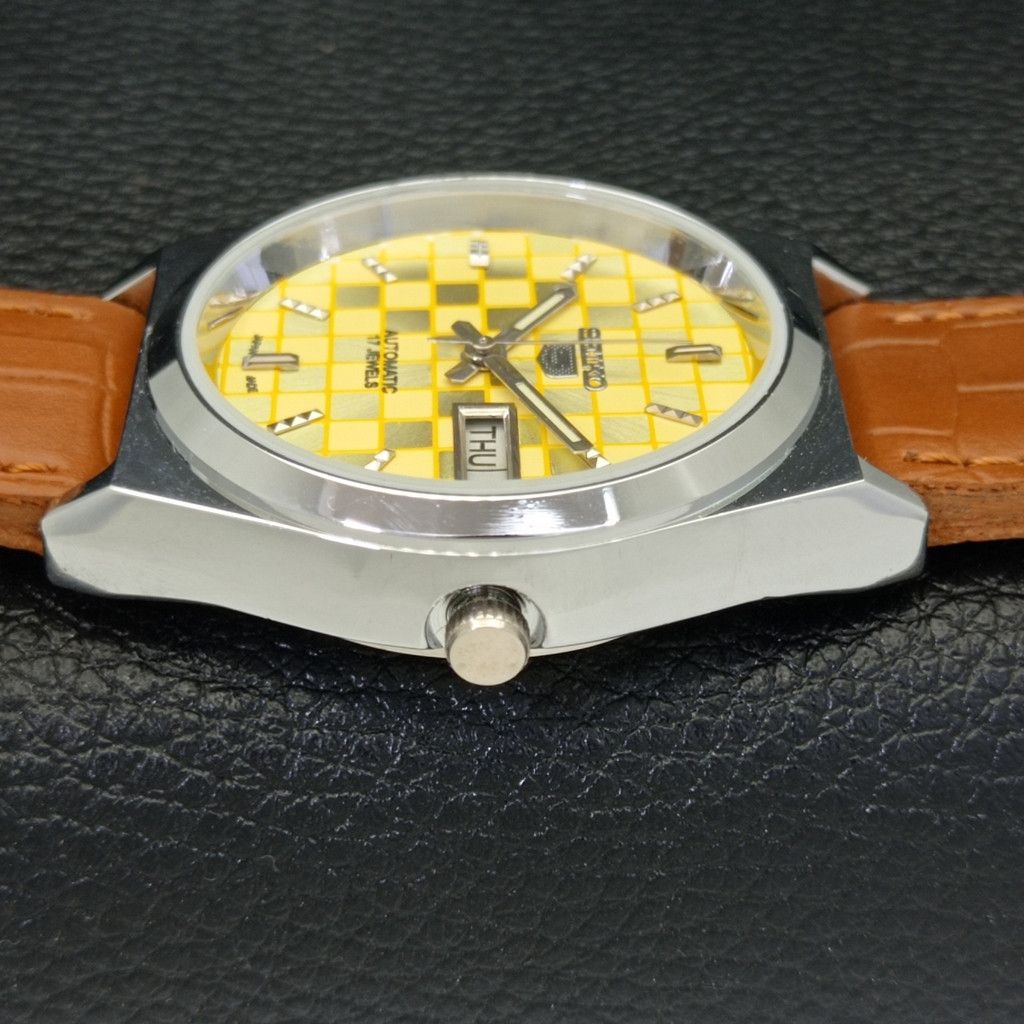 Seiko REFURBISHED VINTAGE SEIKO 5 AUTO JAPAN MENS WATCH a440208 Size 38 - 4 Thumbnail