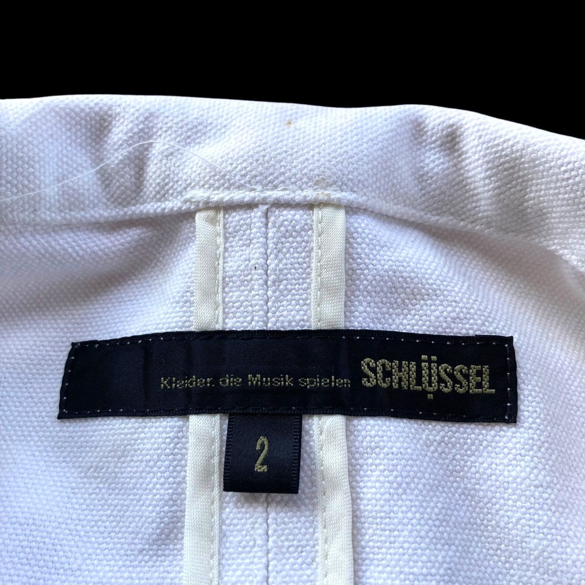 Schlussel 🇯🇵 SCHLUSSEL DOUBLE COLLAR DENIM + COWHIDE JACKET Size US M / EU 48-50 / 2 - 7 Thumbnail
