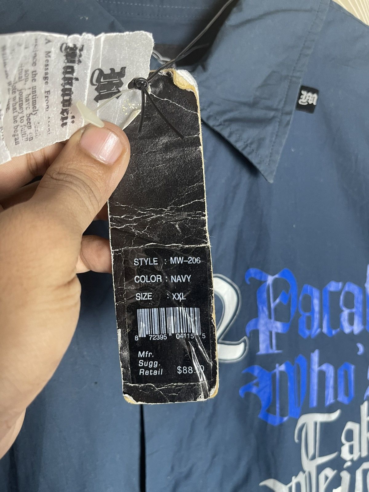 Makaveli VINTAGE Y2K MAKAVELI- BRAND TUPAC BIG FACE BUTTON UP XXL Size US XXL / EU 58 / 5 - 19 Thumbnail