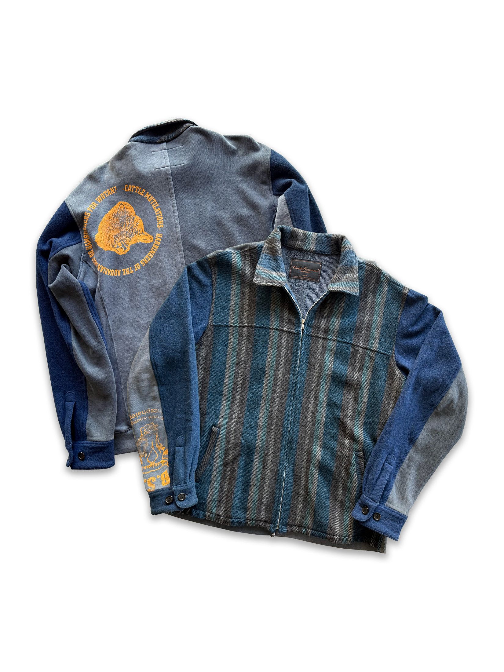 Undercover AW03 Paper Doll Hybrid Reconstructed Wool Jacket Size US L / EU 52-54 / 3 - 1 Thumbnail
