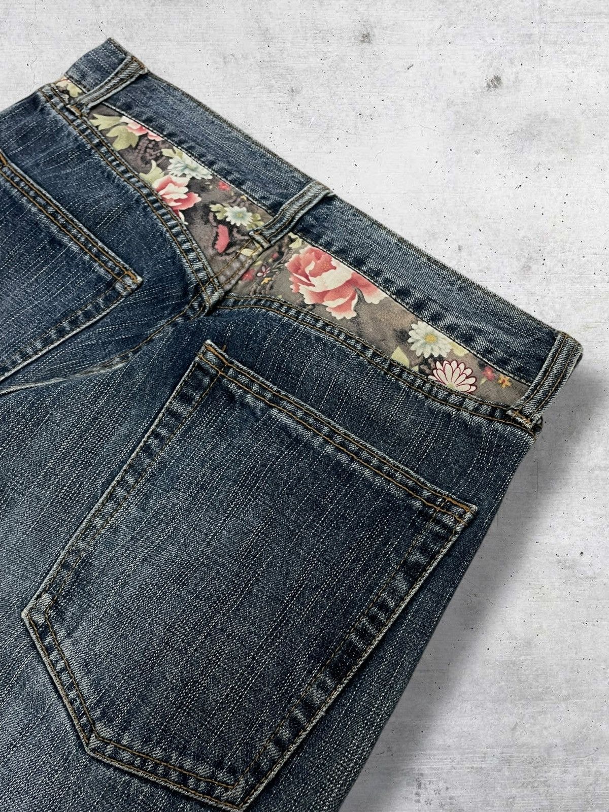 Japanese Brand KARAKURI TAMASHI TRADITIONAL JAPAN SUKAJAN EMBROIDERED 90S Size US 30 / EU 46 - 13 Thumbnail