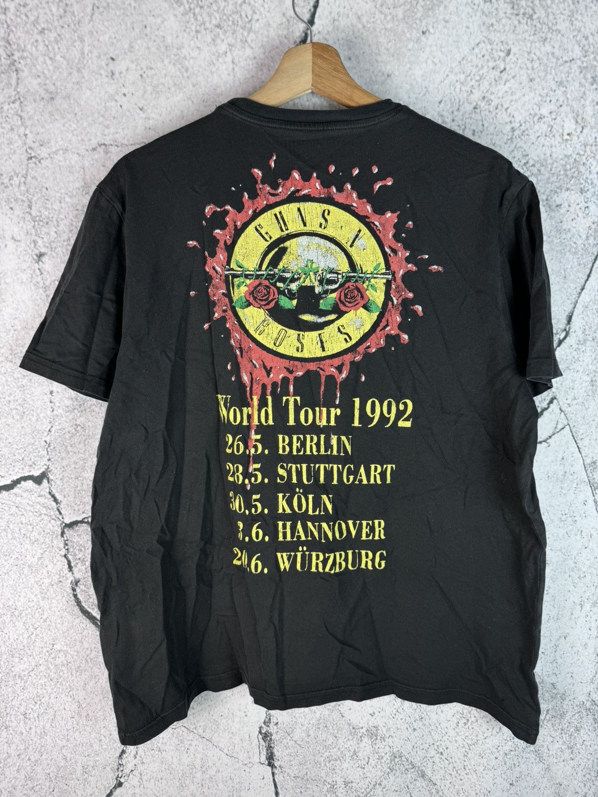 Band Tees × Guns N' Roses × Vintage Vintage Guns N' Roses Axl Rose 90's Band T-shirt Size US L / EU 52-54 / 3 - 2 Thumbnail