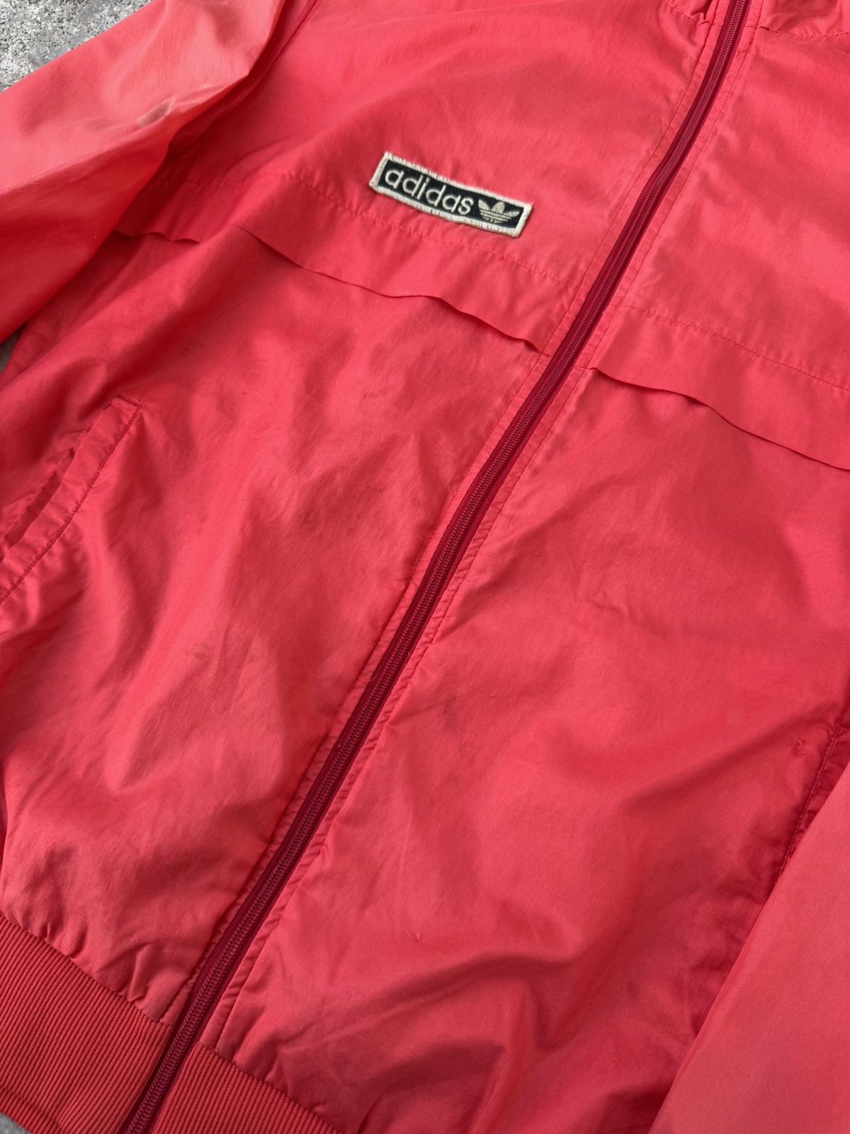 Adidas Vintage 90s Adidas Trefoil Stripe Zip Track Jacket Size US XL / EU 56 / 4 - 5 Thumbnail