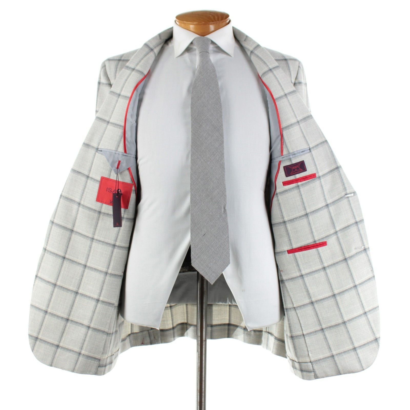 Isaia isaia Sport Coat Size 44 Regular US in Gray Size 44R - 6 Thumbnail