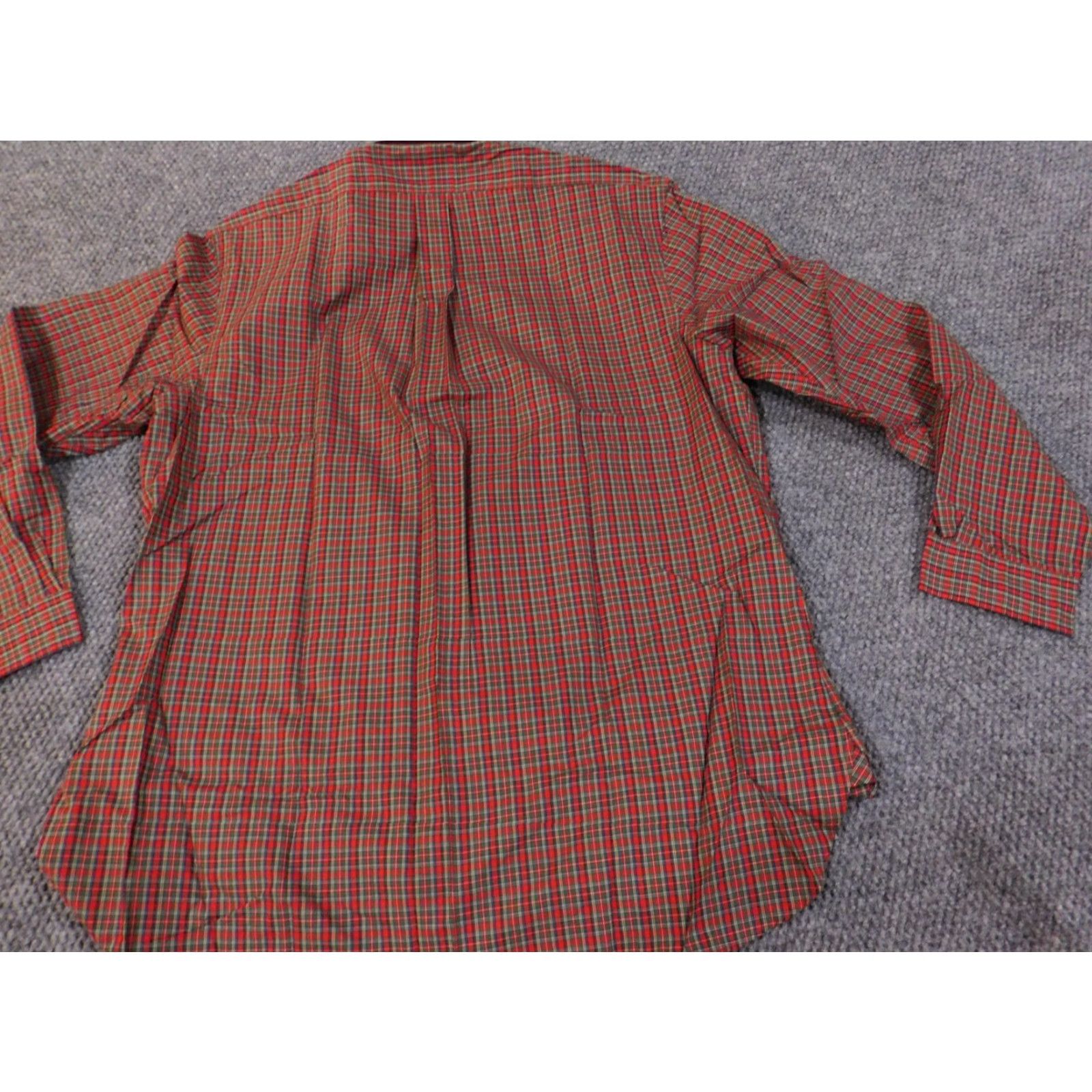Ralph Lauren ralph lauren Mens shirt 17 34 35 red plaid pony button up business casual dress shirt Size US XL / EU 56 / 4 - 7 Thumbnail