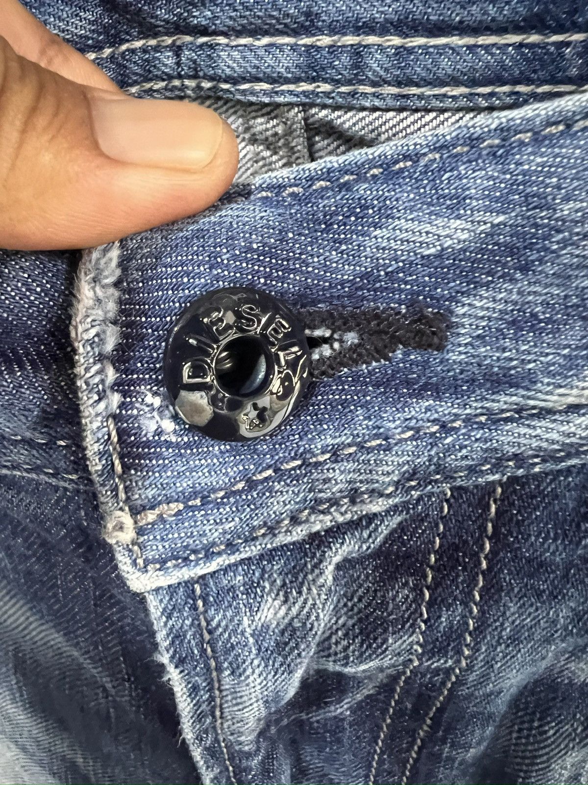 Diesel 🔥Vintage Diesel Distressed Denim Size US 29 - 9 Thumbnail