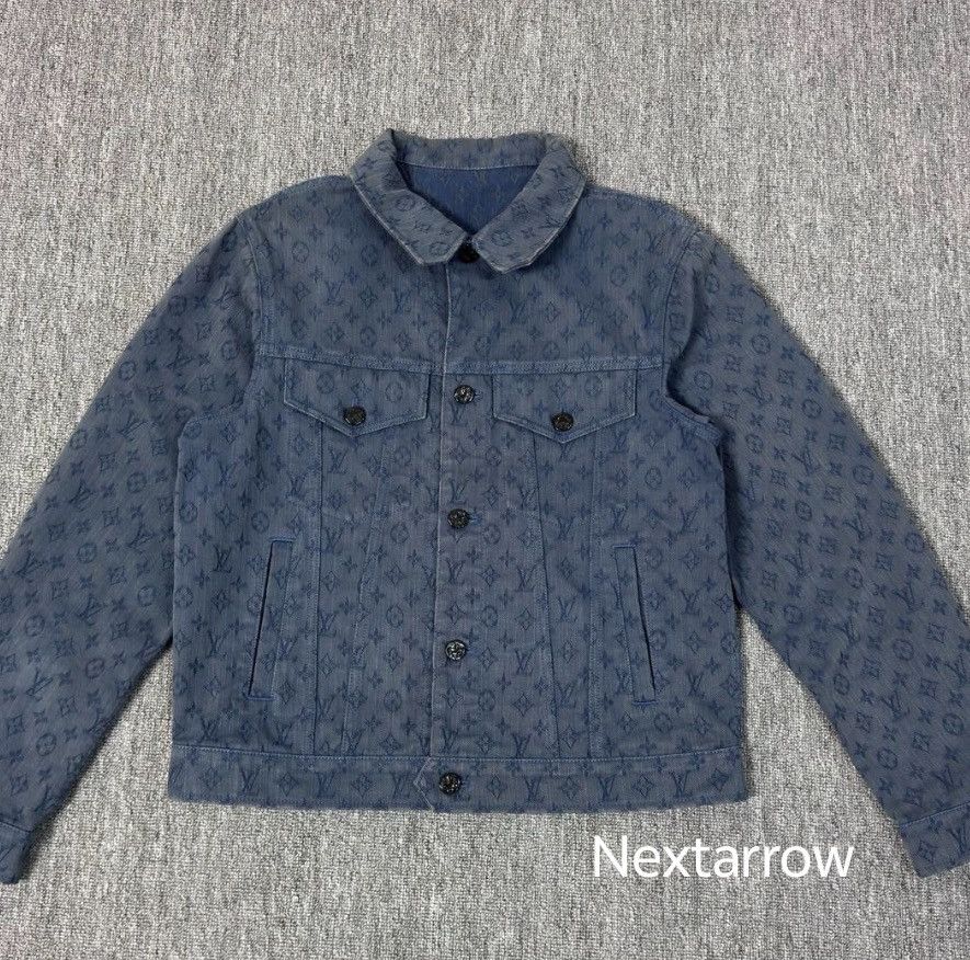 Louis Vuitton Louis Vuitton Old flower printed denim jacket 2412-Nextarrow Size US M / EU 48-50 / 2 - 1 Thumbnail