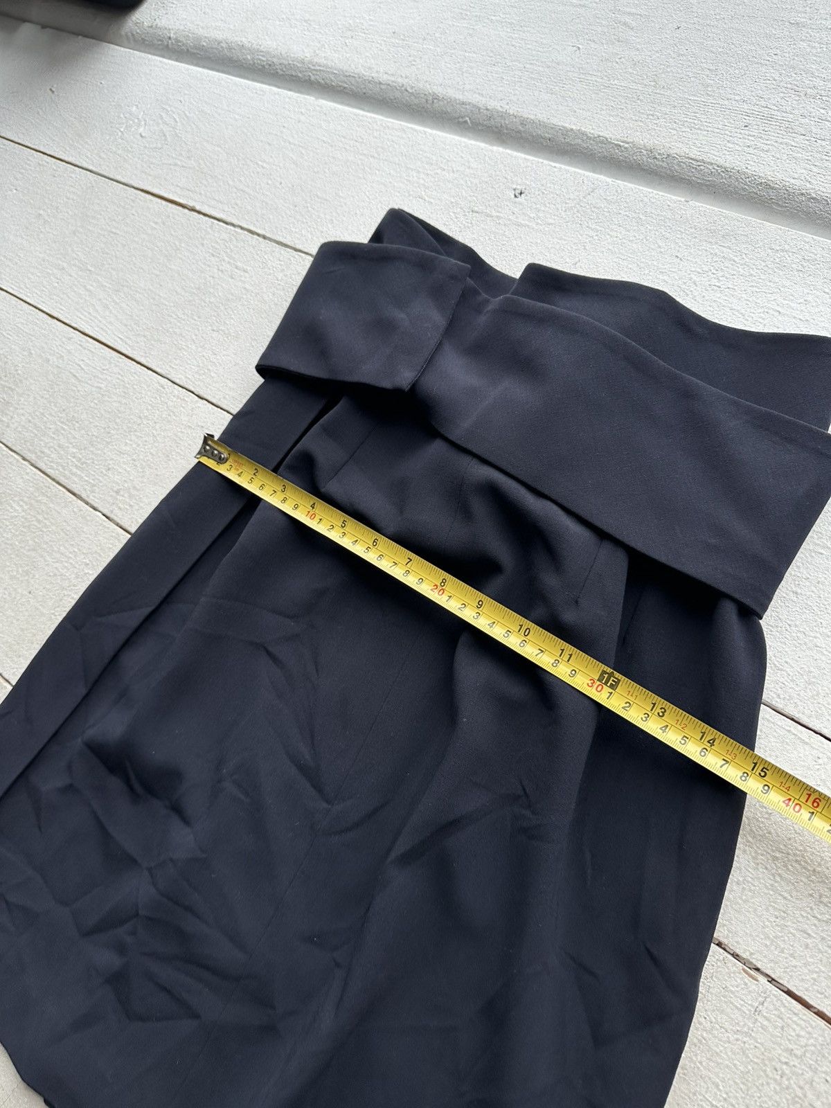 Armani 🚨 ARMANI COLLEZIONI RARE Skirt WMN dark blue Ladies LUXURY Size 27" / US 4 / IT 40 - 13 Thumbnail